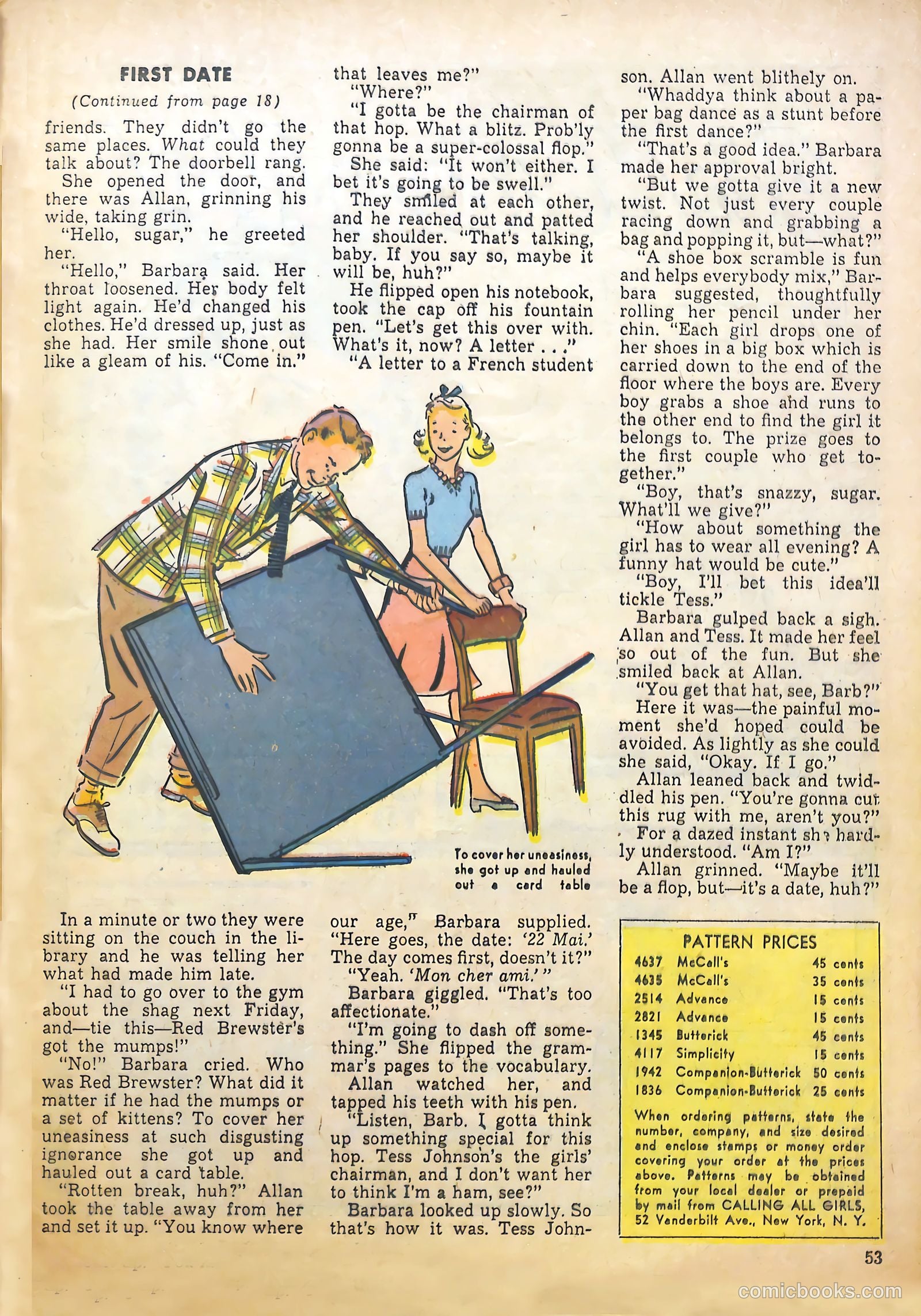 Calling All Girls #7 — page 53 of 60