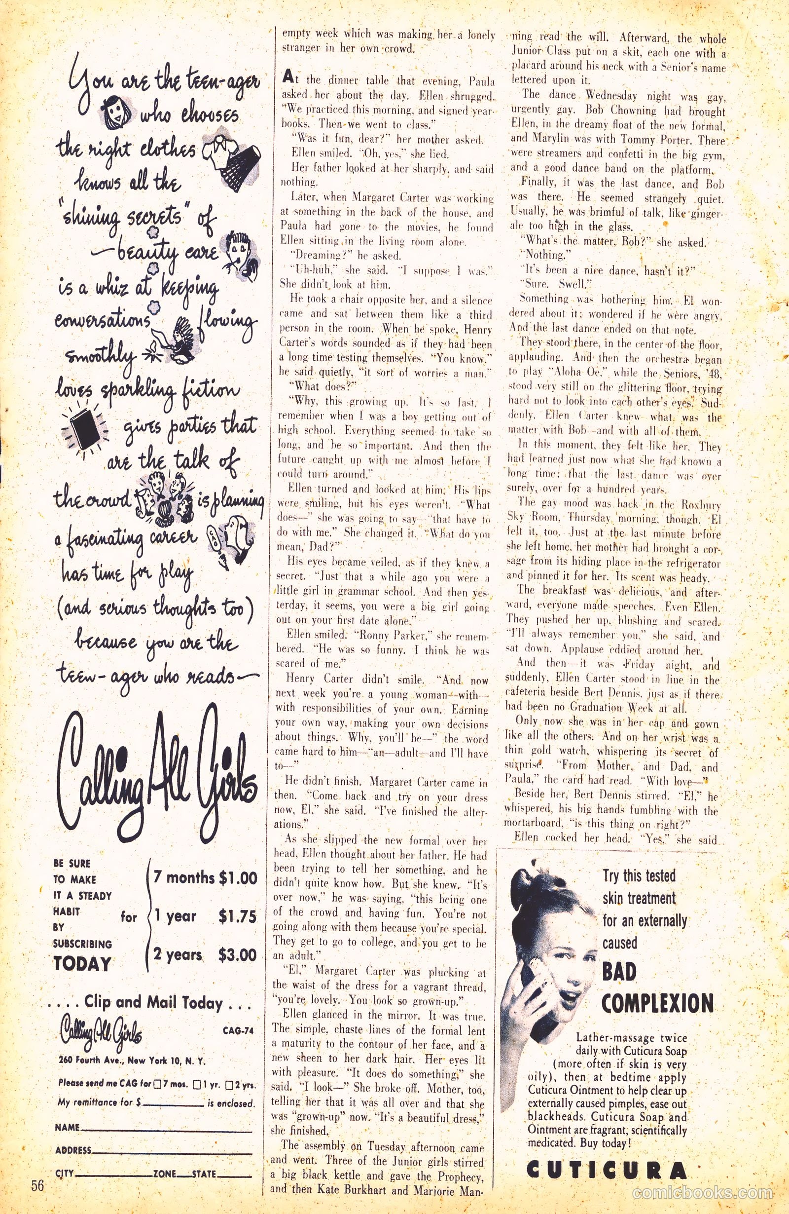 Calling All Girls #74 — page 56 of 76