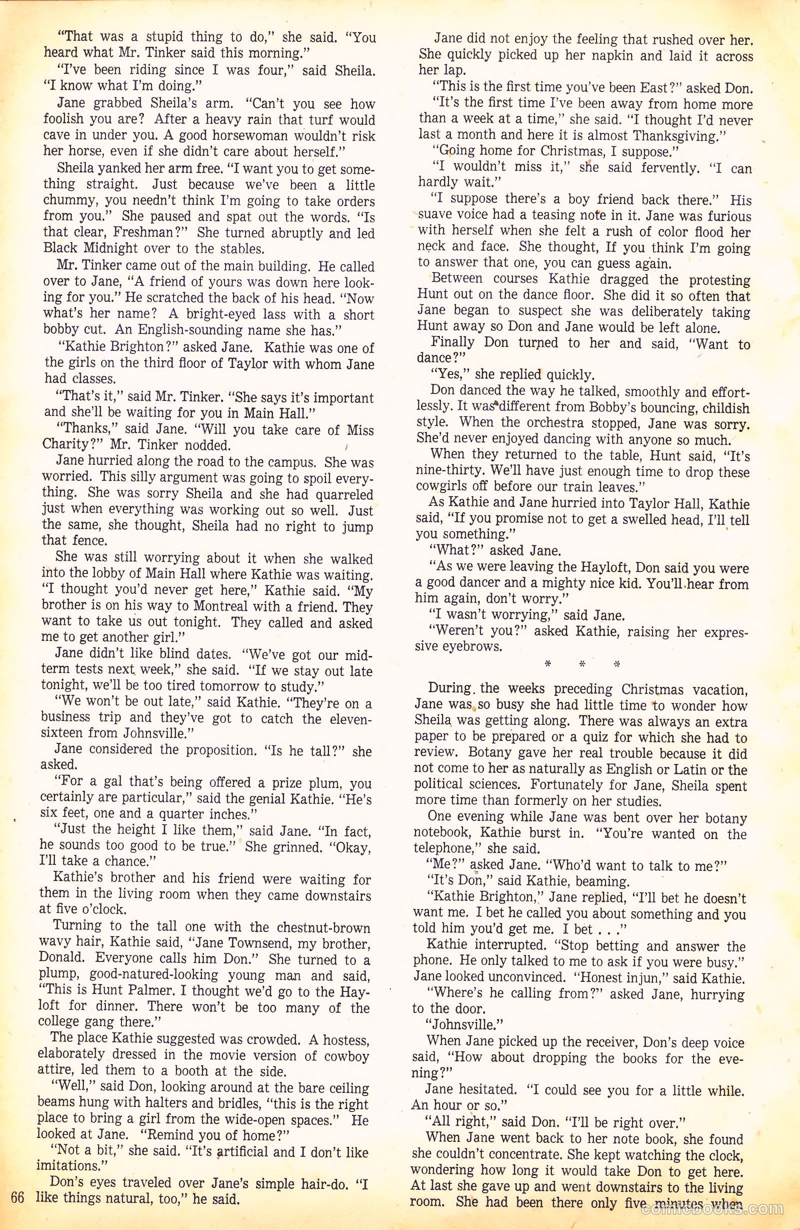 Calling All Girls #74 — page 66 of 76