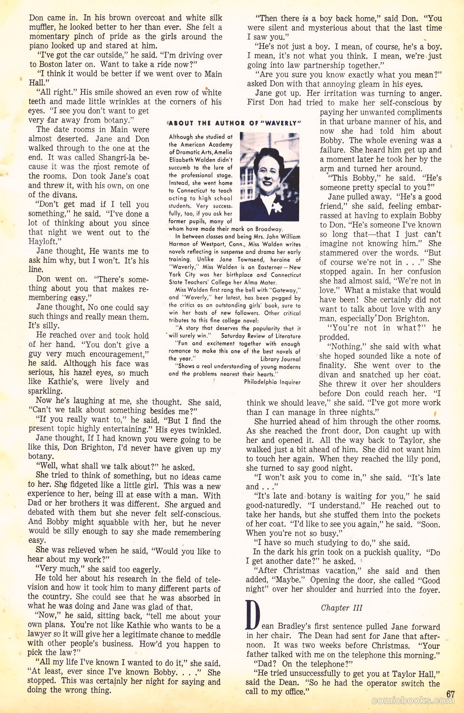 Calling All Girls #74 — page 67 of 76