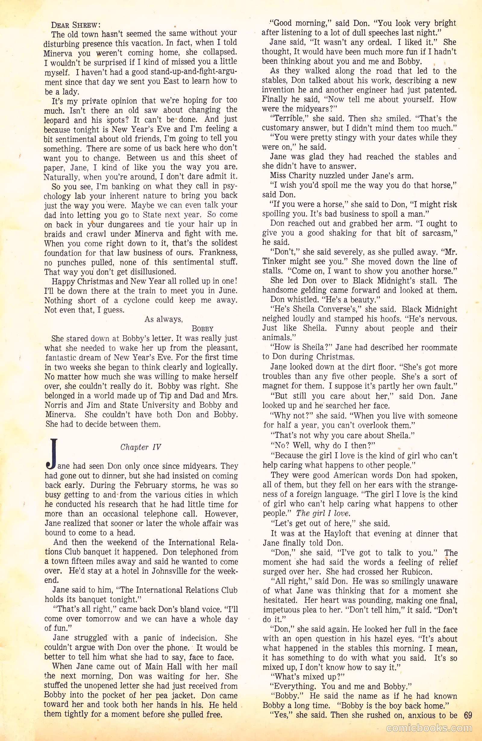 Calling All Girls #74 — page 69 of 76