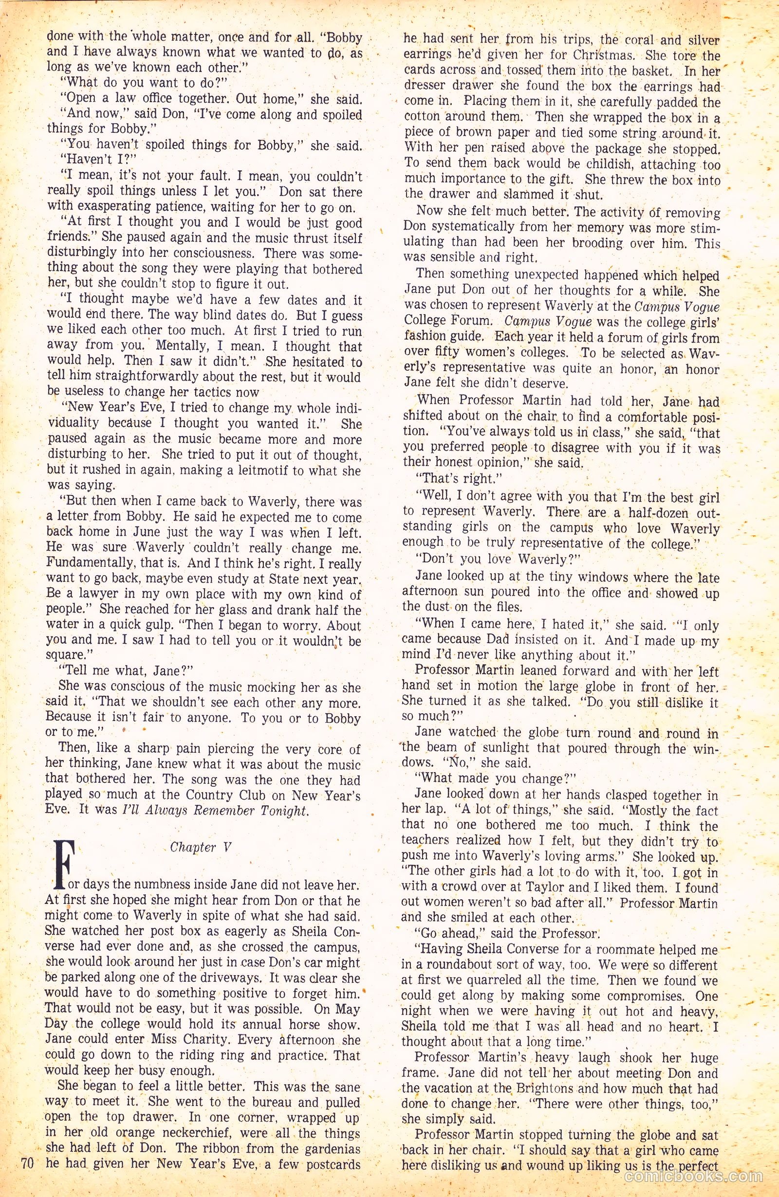 Calling All Girls #74 — page 70 of 76