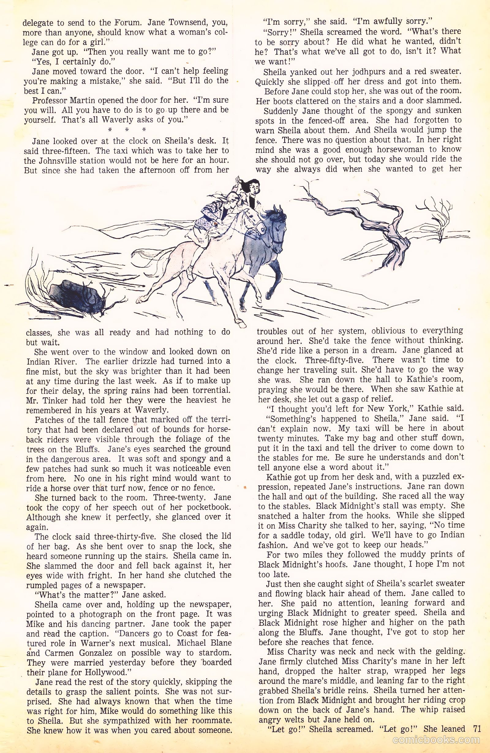 Calling All Girls #74 — page 71 of 76