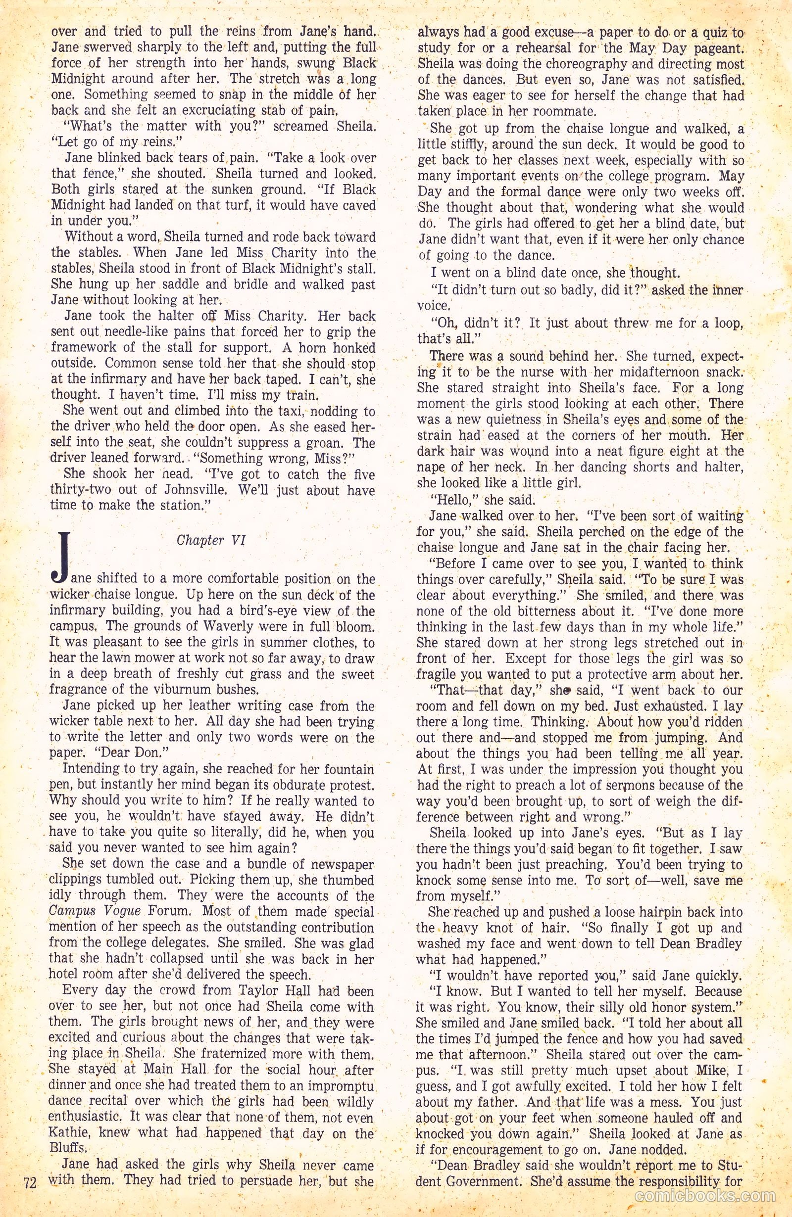 Calling All Girls #74 — page 72 of 76