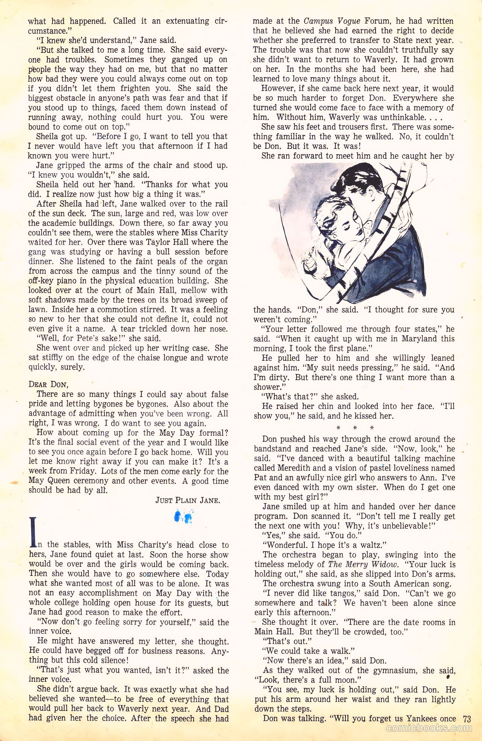 Calling All Girls #74 — page 73 of 76