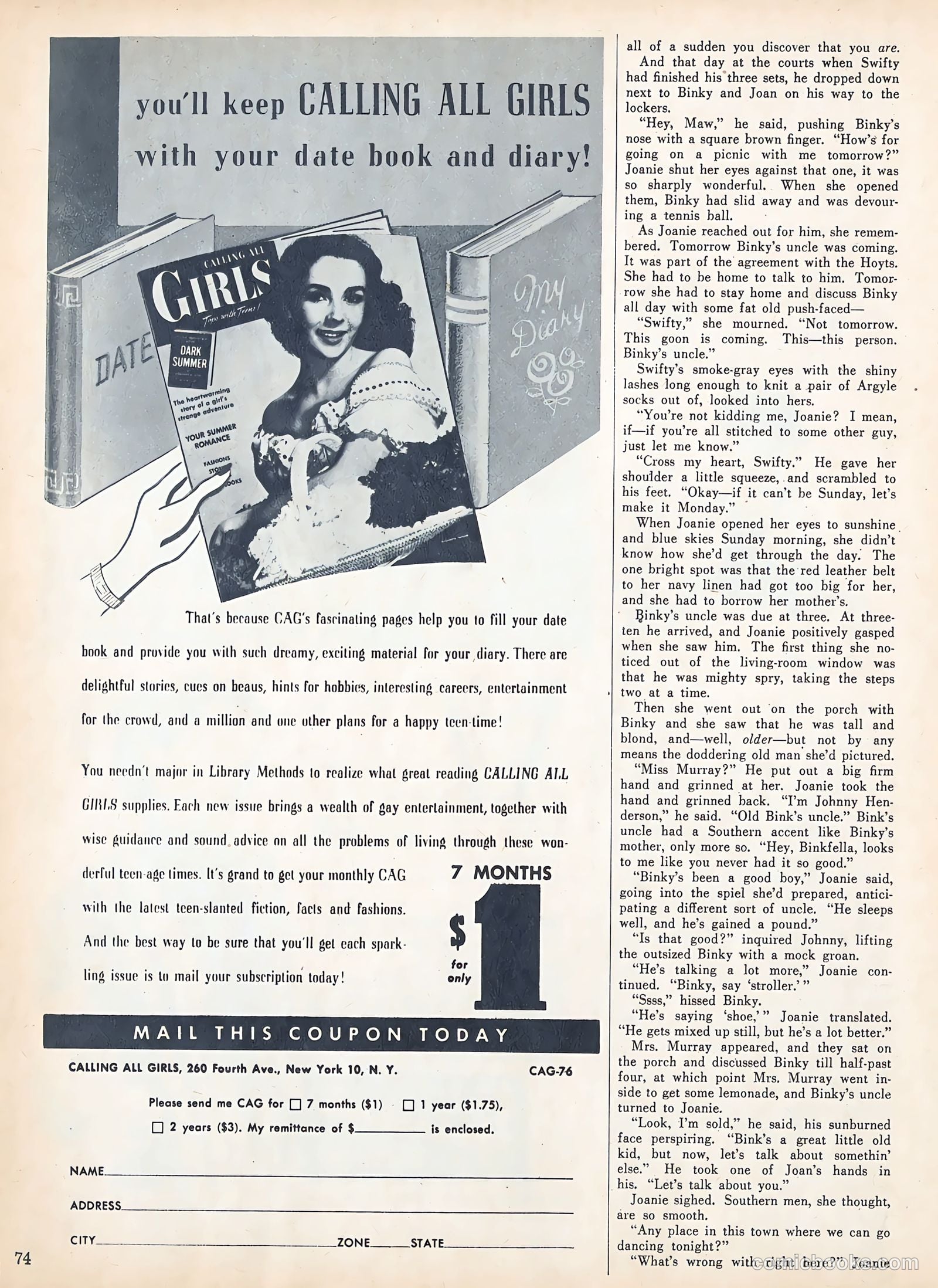 Calling All Girls #76 — page 75 of 102