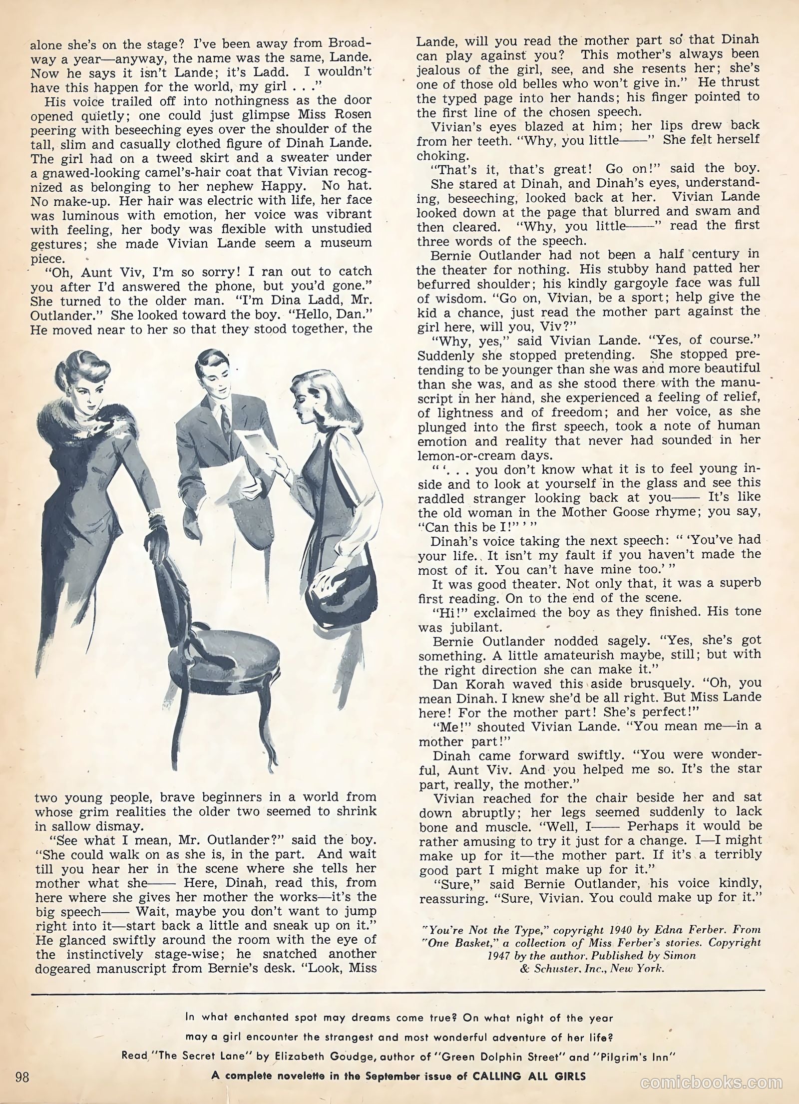 Calling All Girls #76 — page 100 of 102