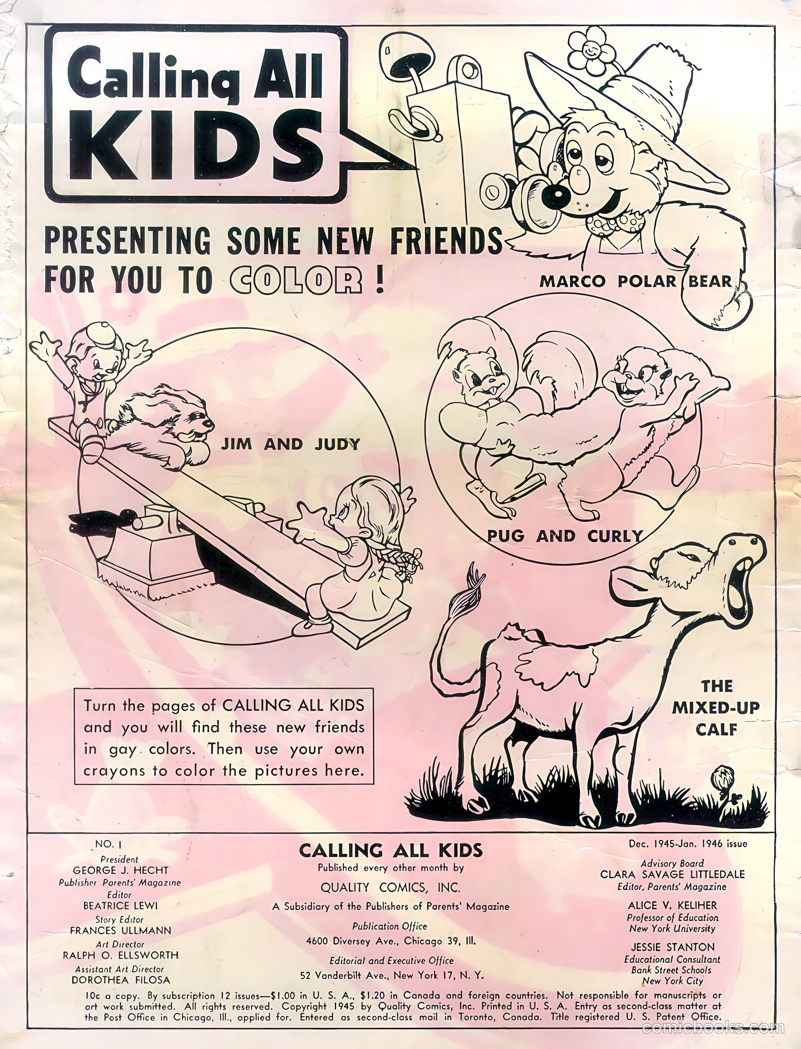 Calling All Kids #1 — page 2 of 52
