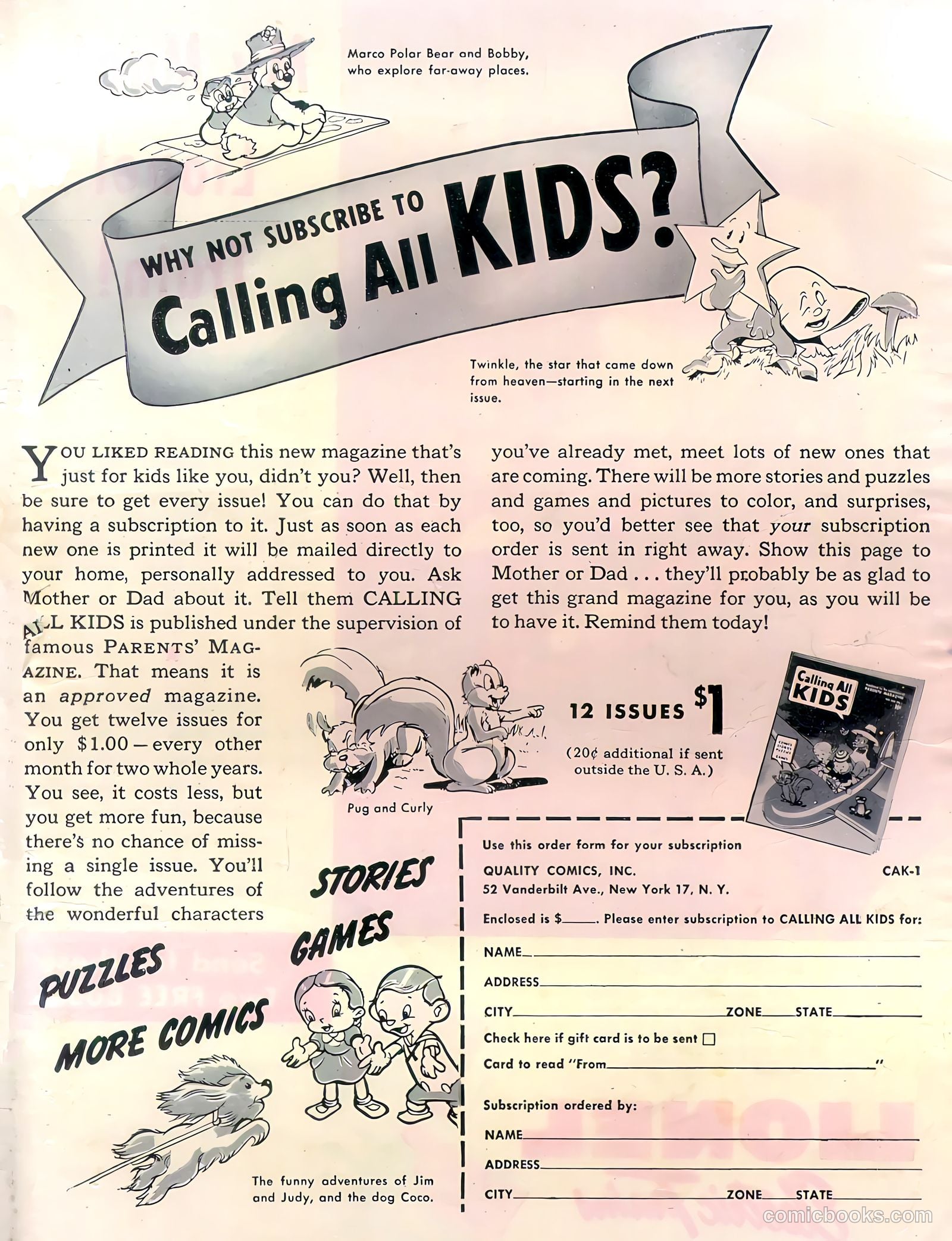 Calling All Kids #1 — page 51 of 52