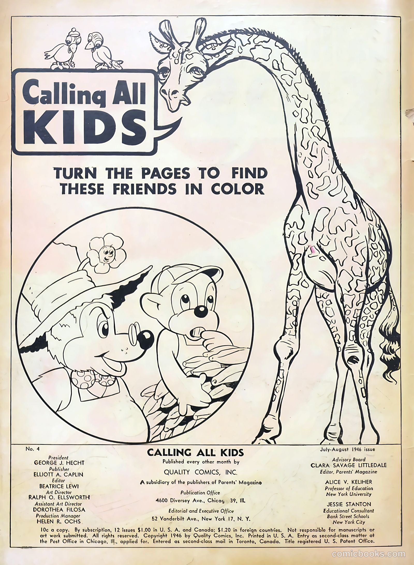 Calling All Kids #4 — page 2 of 52
