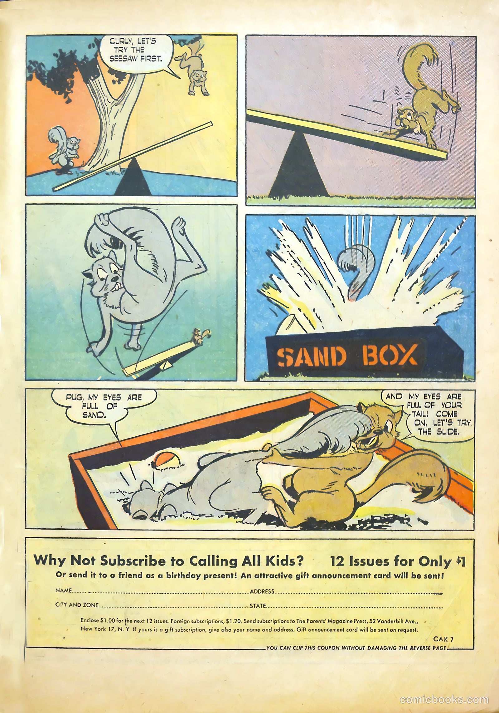 Calling All Kids #7 — page 47 of 52