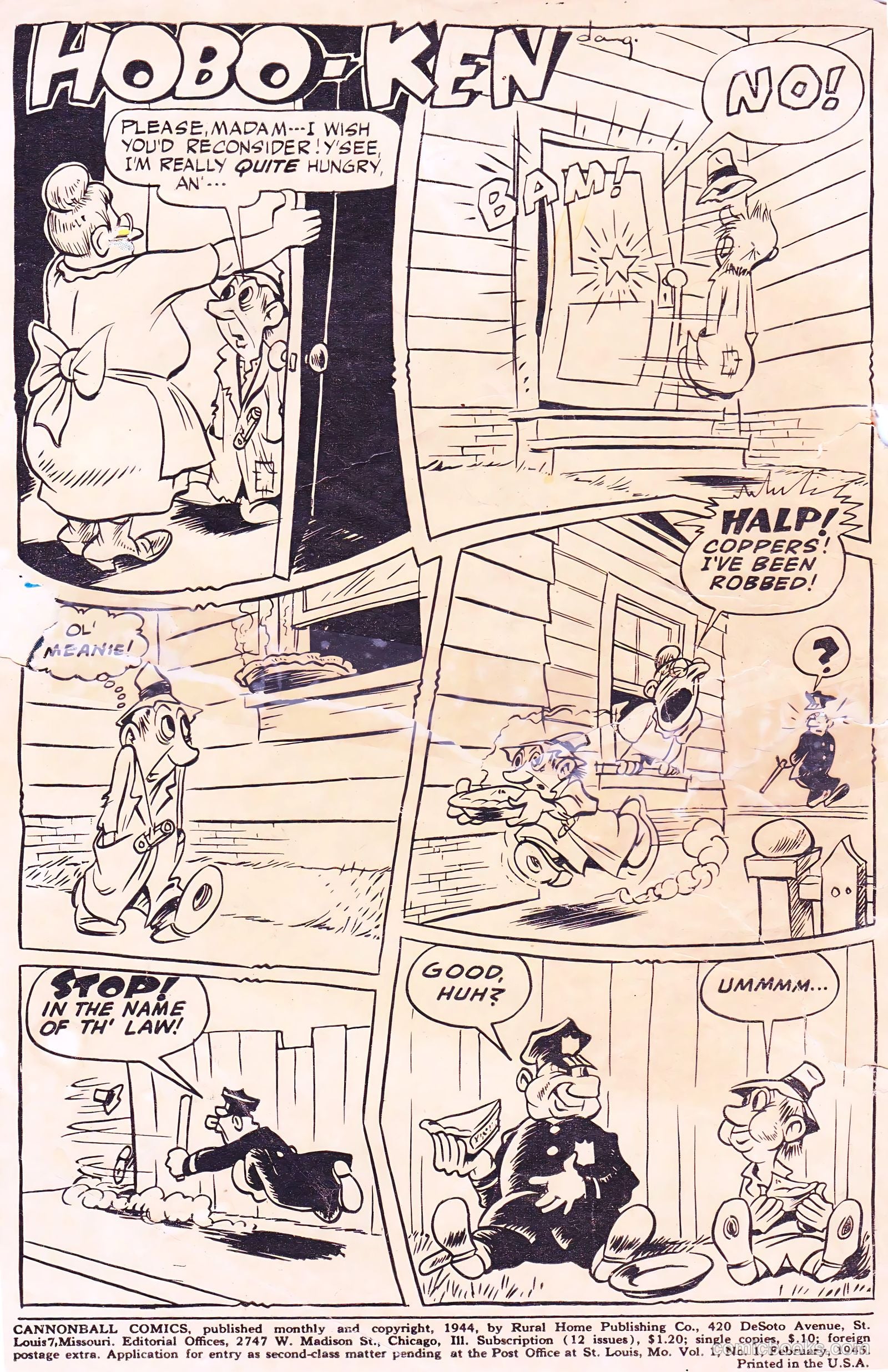 Cannonball Comics #1 — page 2 of 53