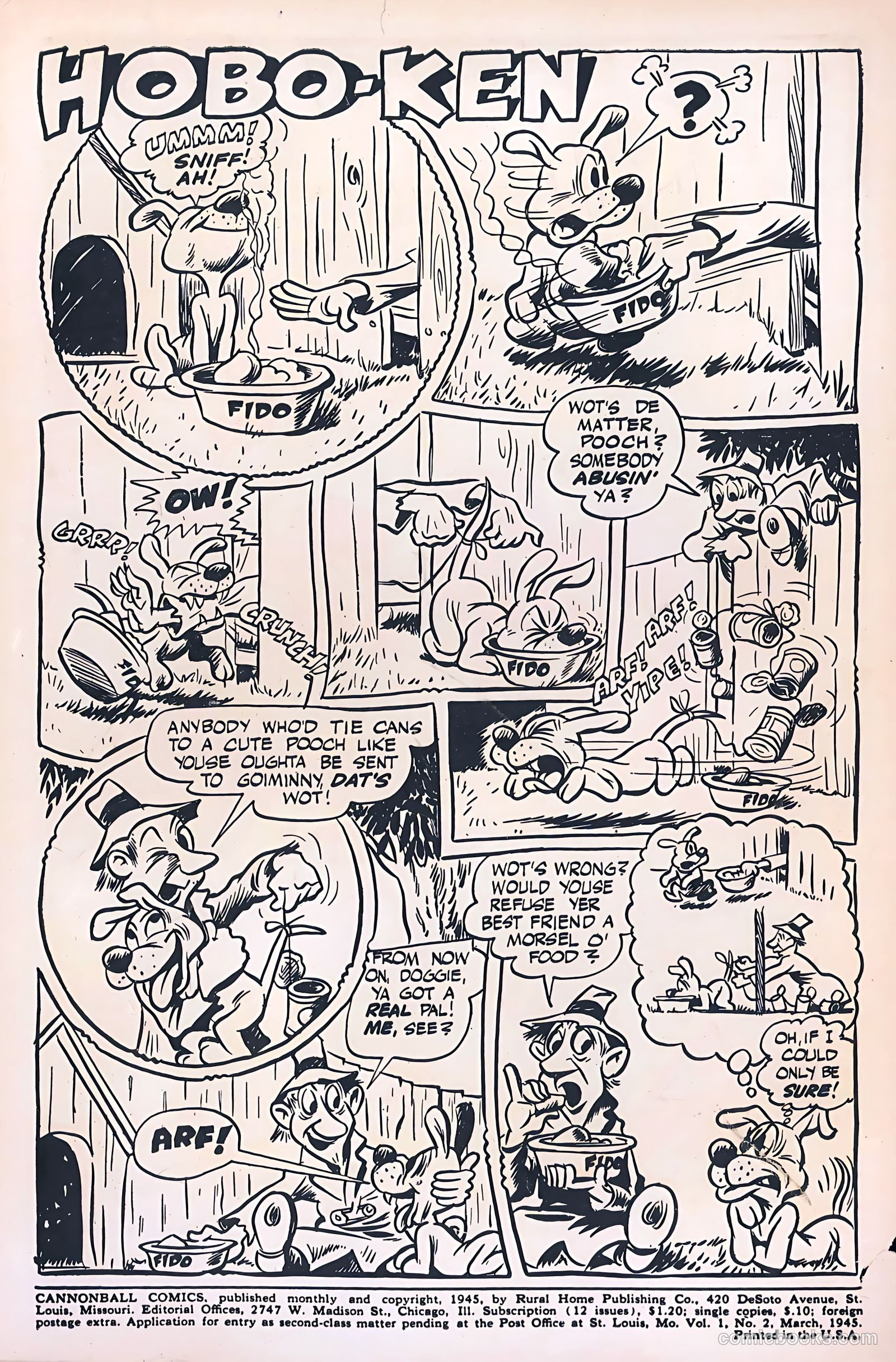 Cannonball Comics #2 — page 2 of 52