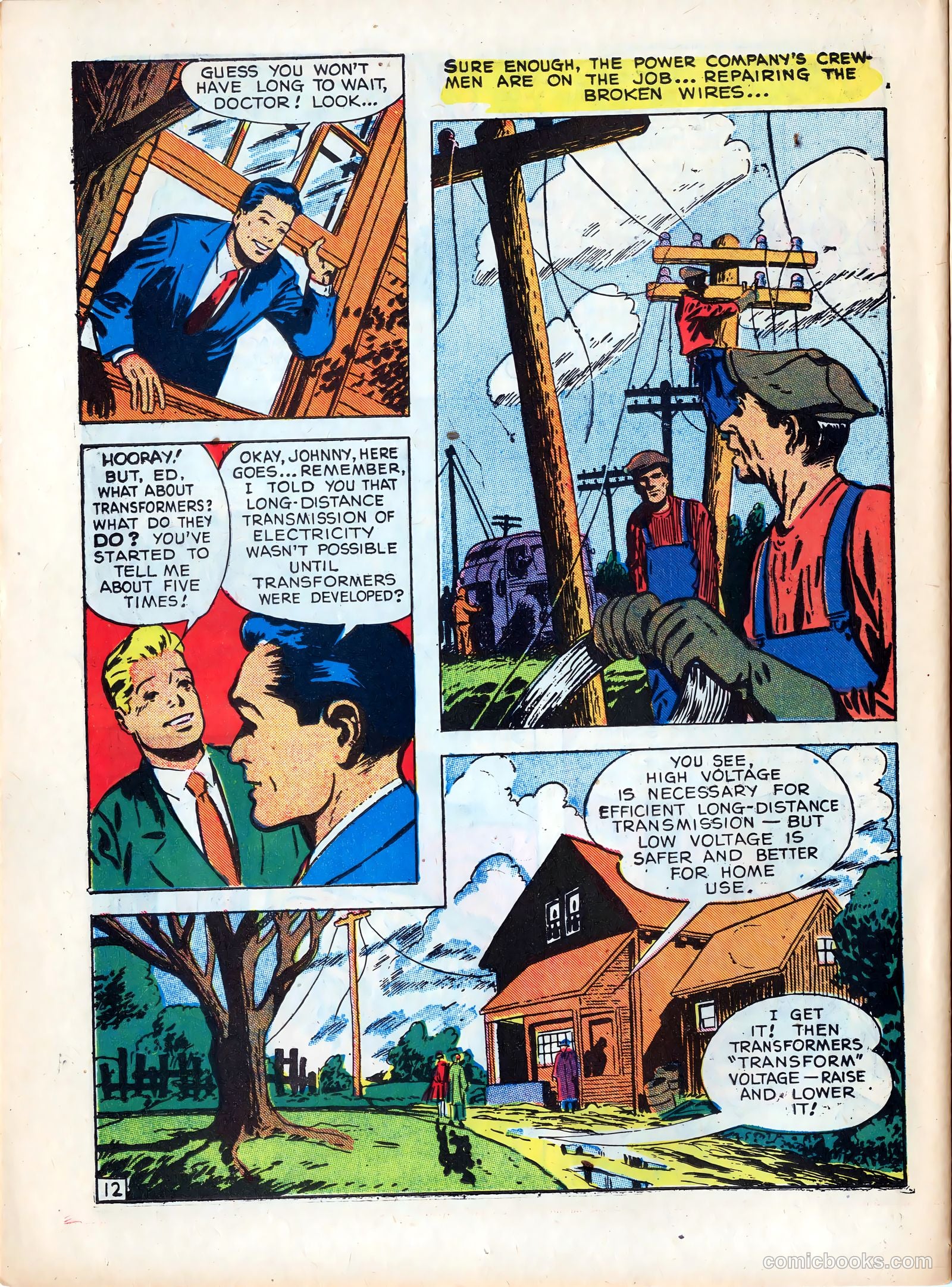 Adventures in Electricity #3 — page 12 of 16