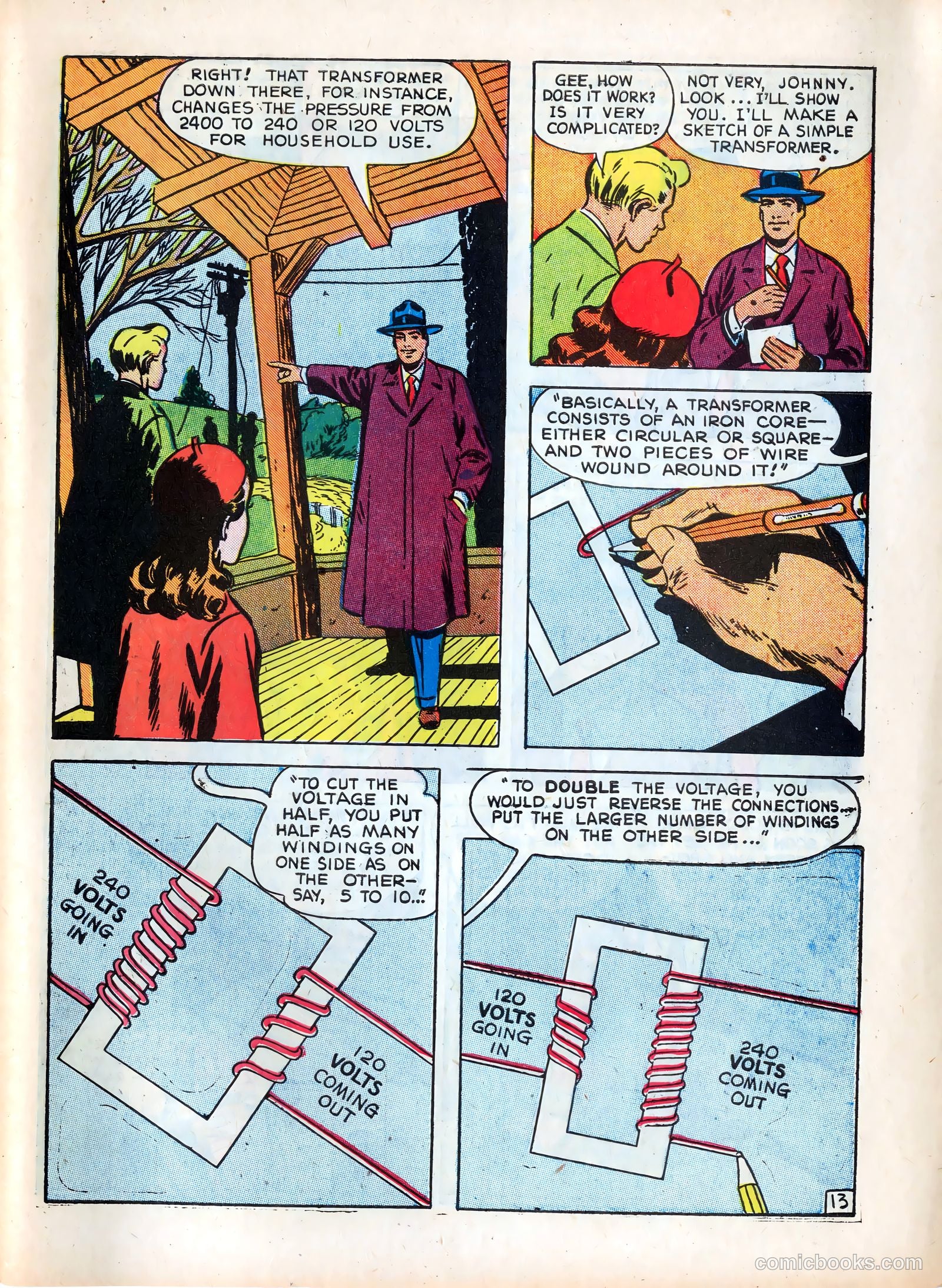 Adventures in Electricity #3 — page 13 of 16