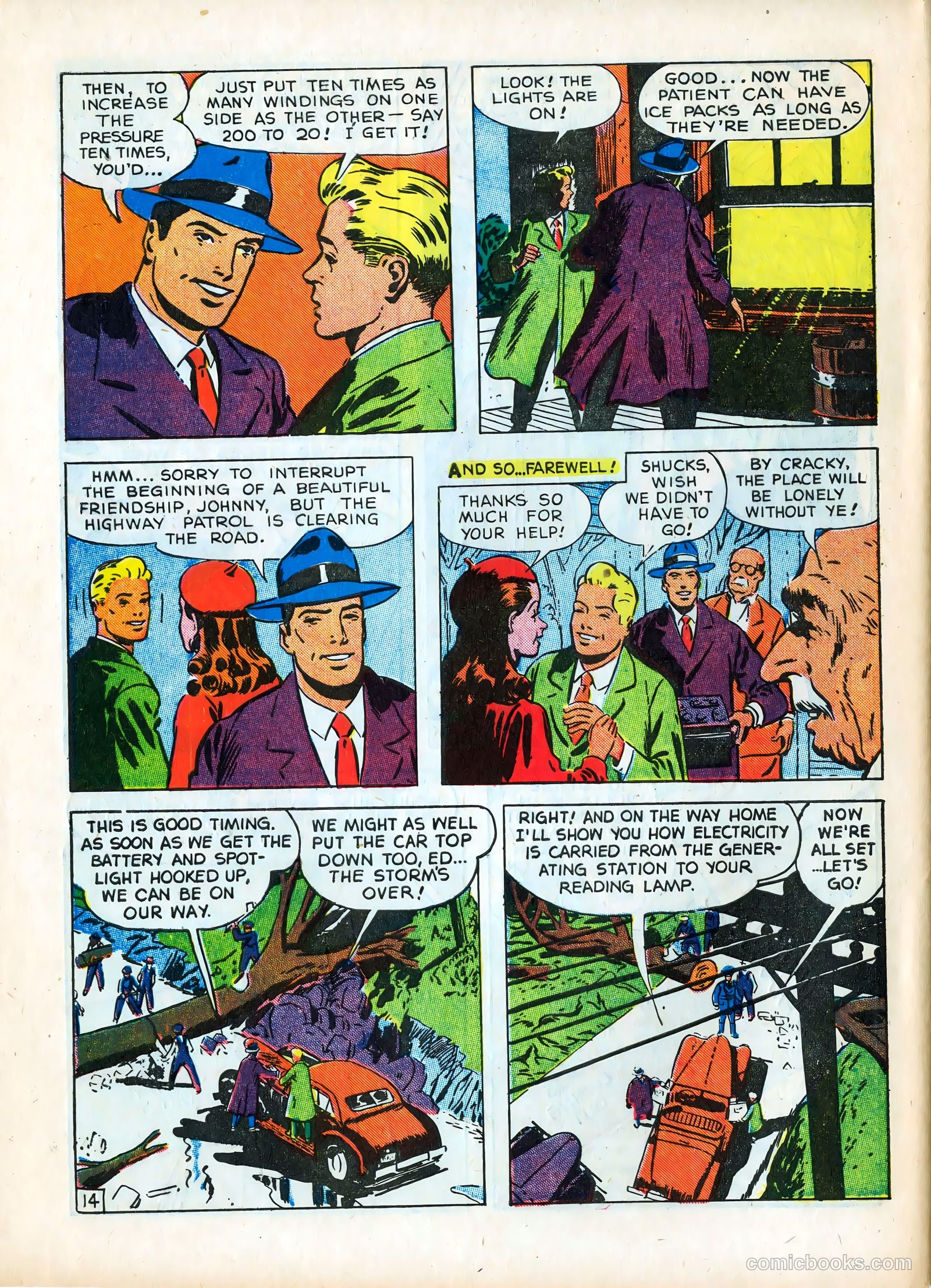 Adventures in Electricity #3 — page 14 of 16