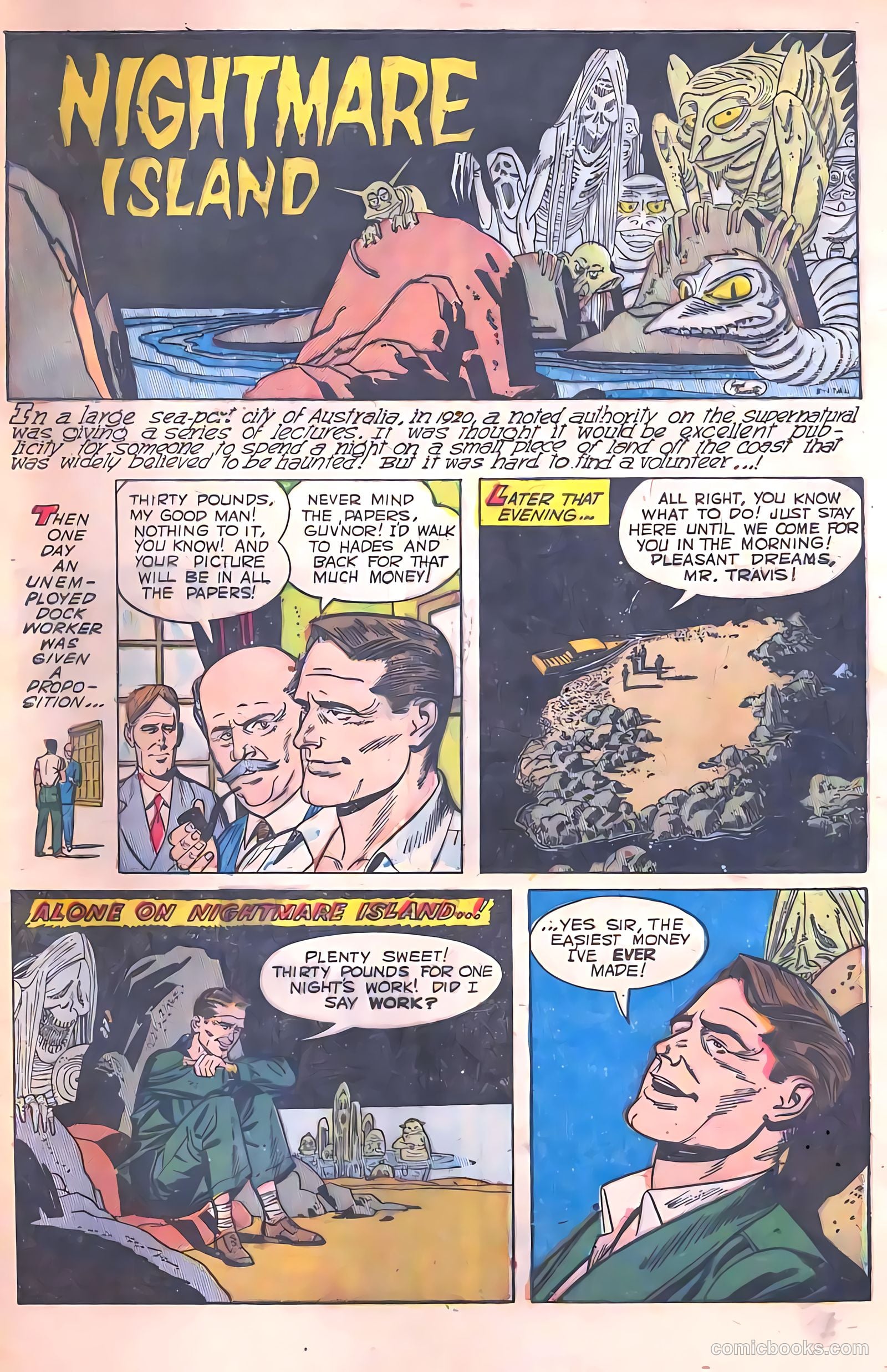 Adventures into Darkness #12 — page 33 of 36