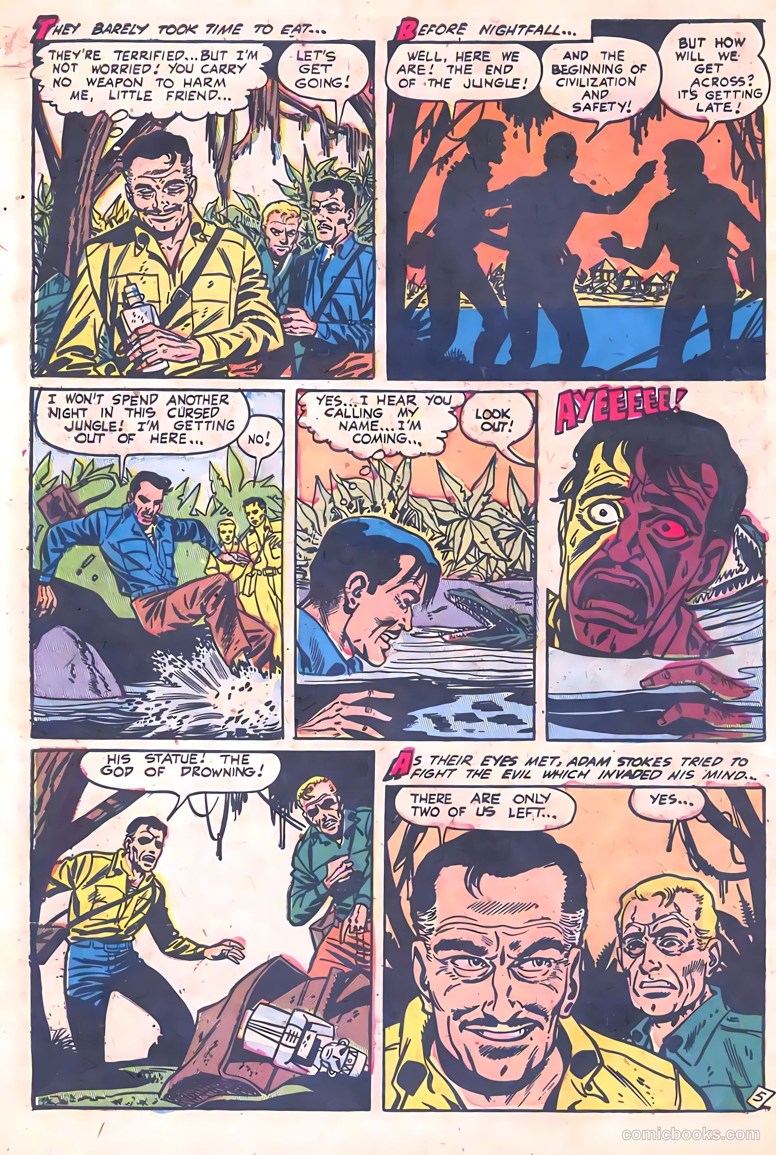 Adventures into Darkness #14 — page 30 of 36