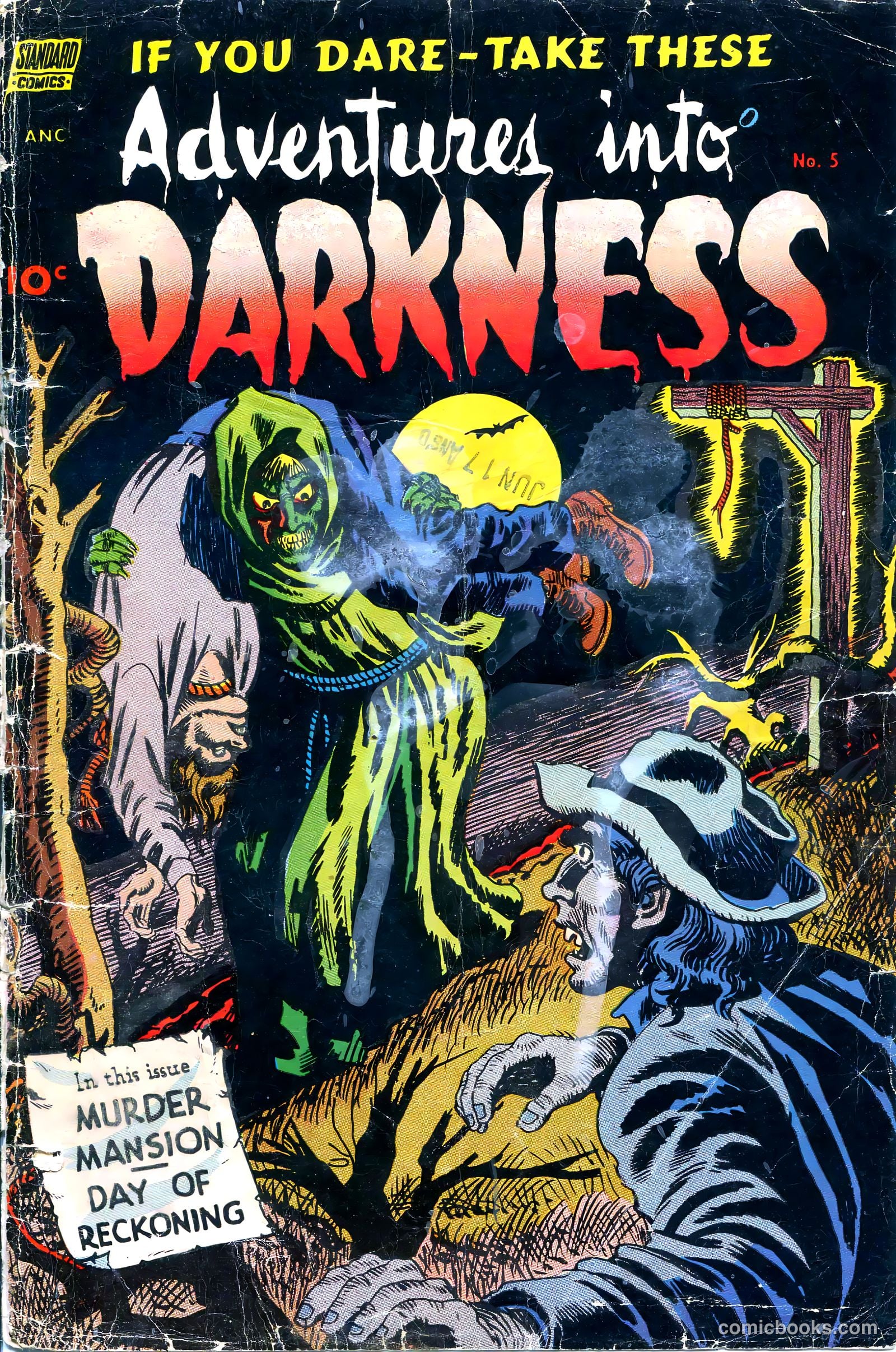 Adventures into Darkness #5 — page 1 of 36