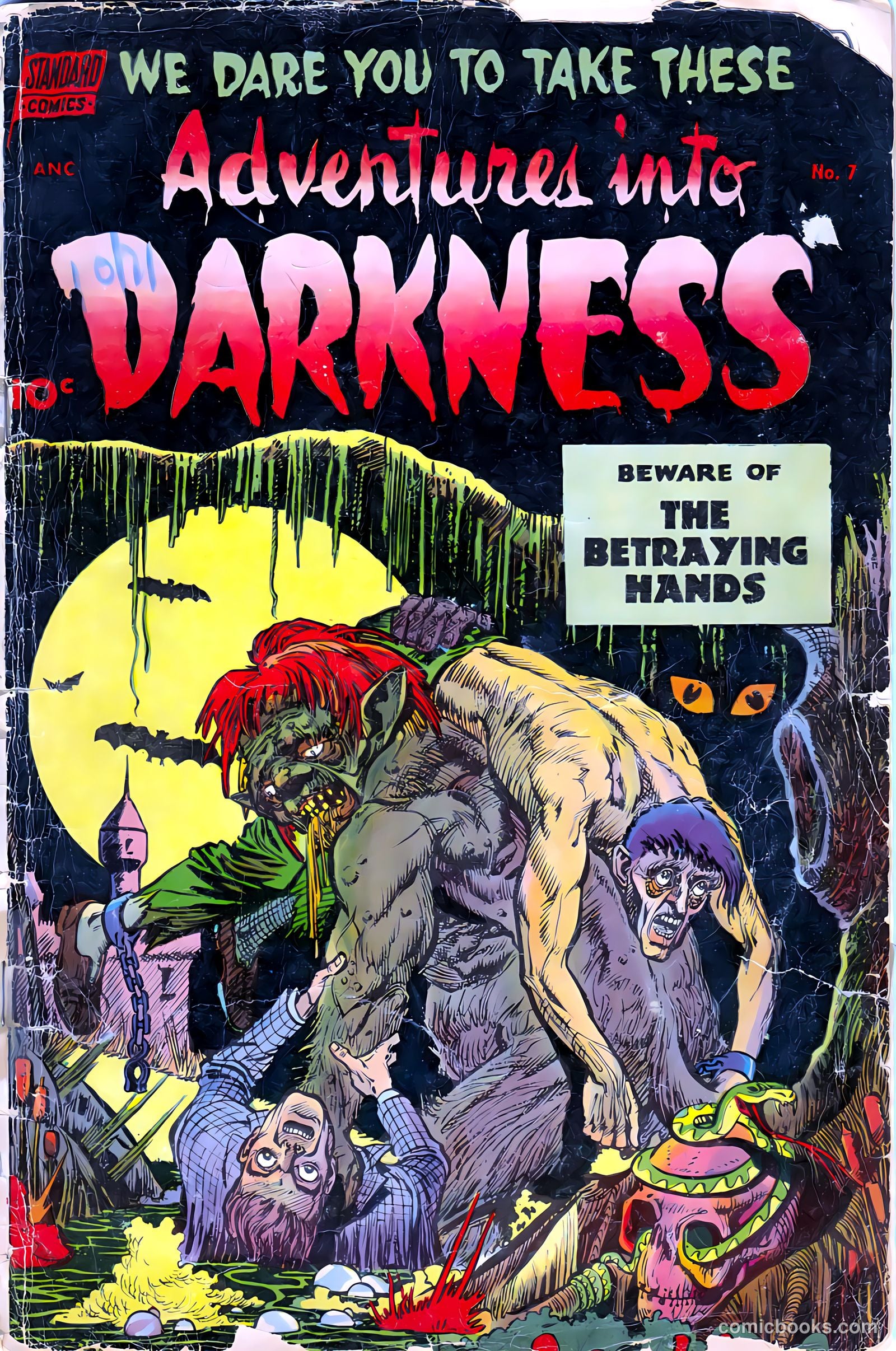 Adventures into Darkness #7 — page 1 of 36