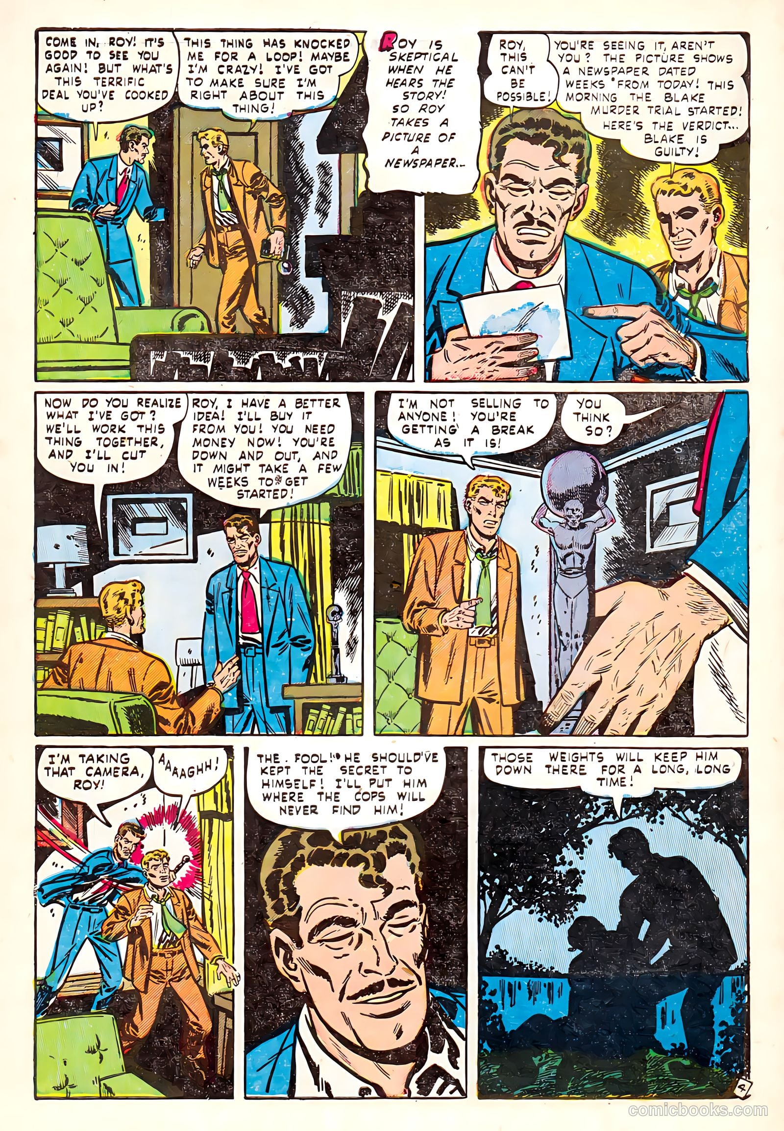 Adventures into Darkness #8 — page 6 of 36