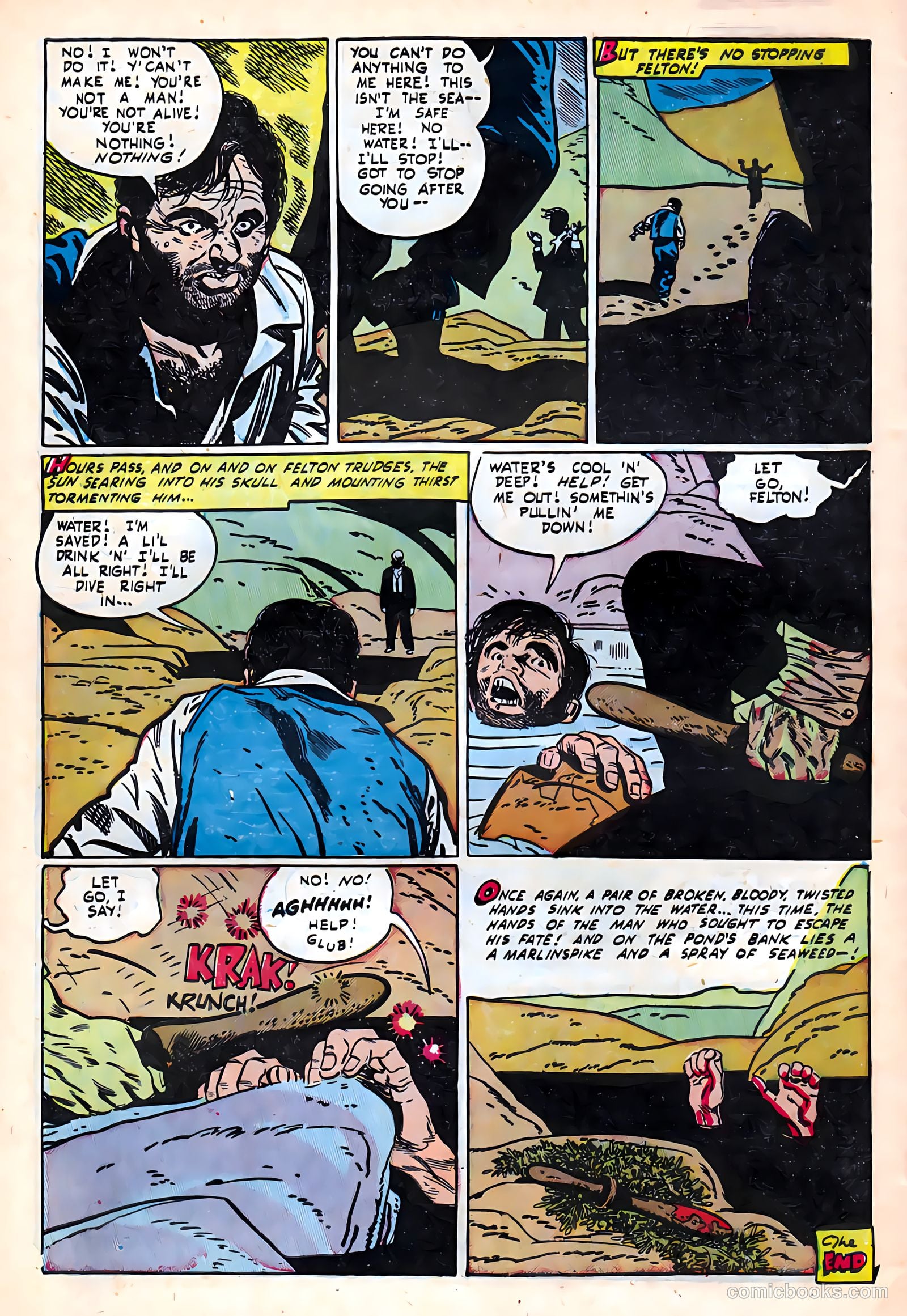 Adventures into Darkness #8 — page 34 of 36