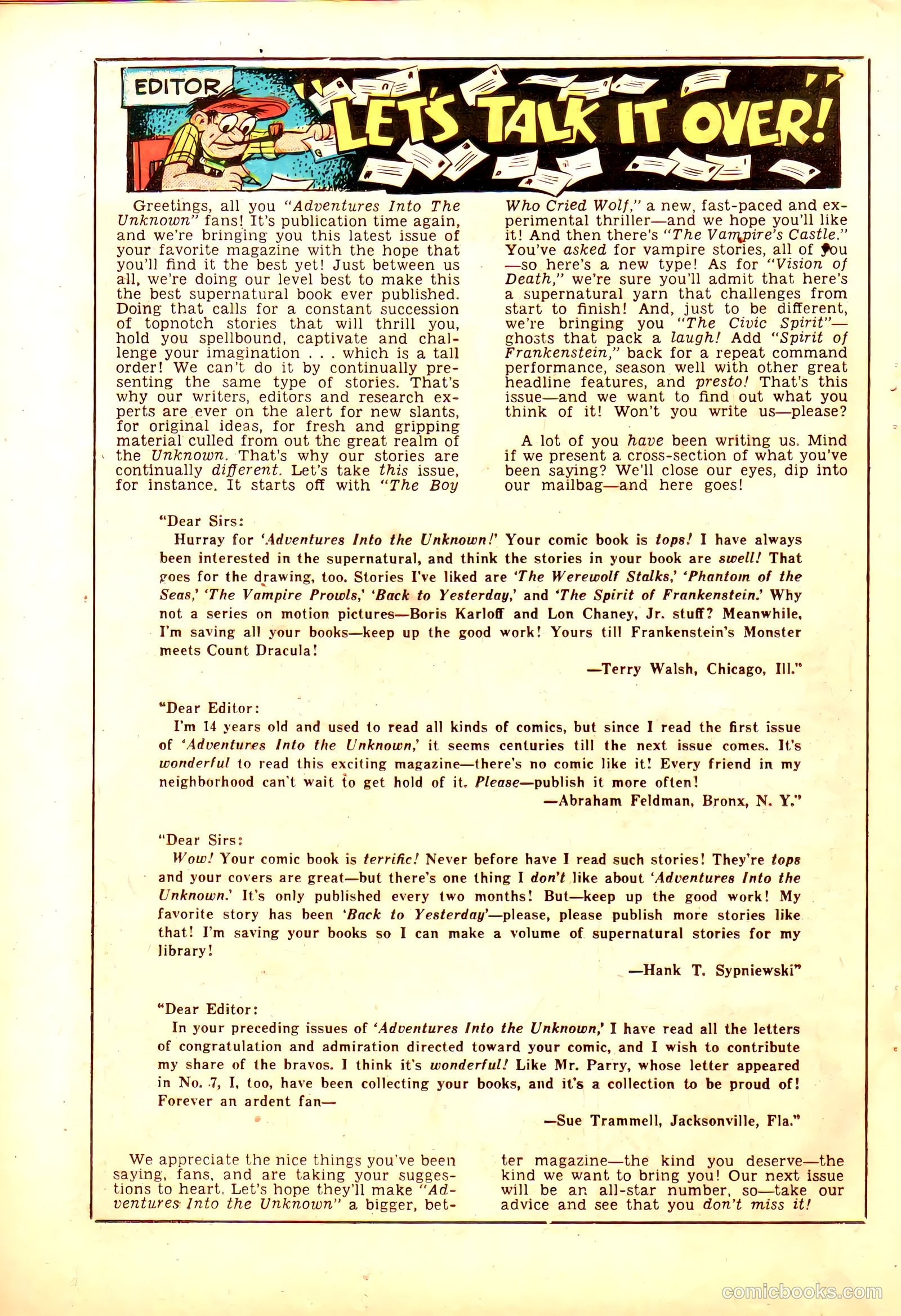 Adventures into the Unknown #10 — page 31 of 51