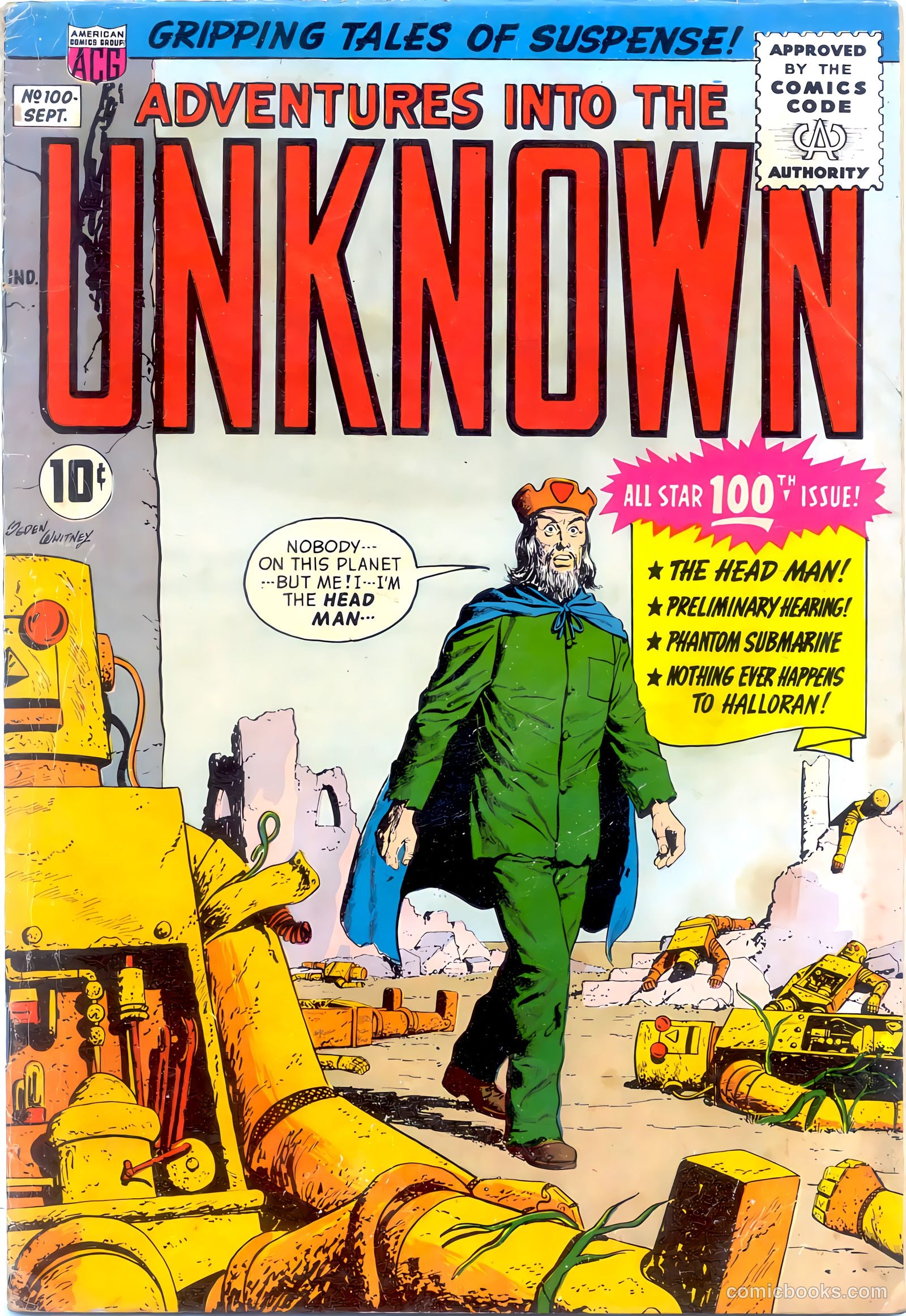 Adventures into the Unknown #100 — page 1 of 36