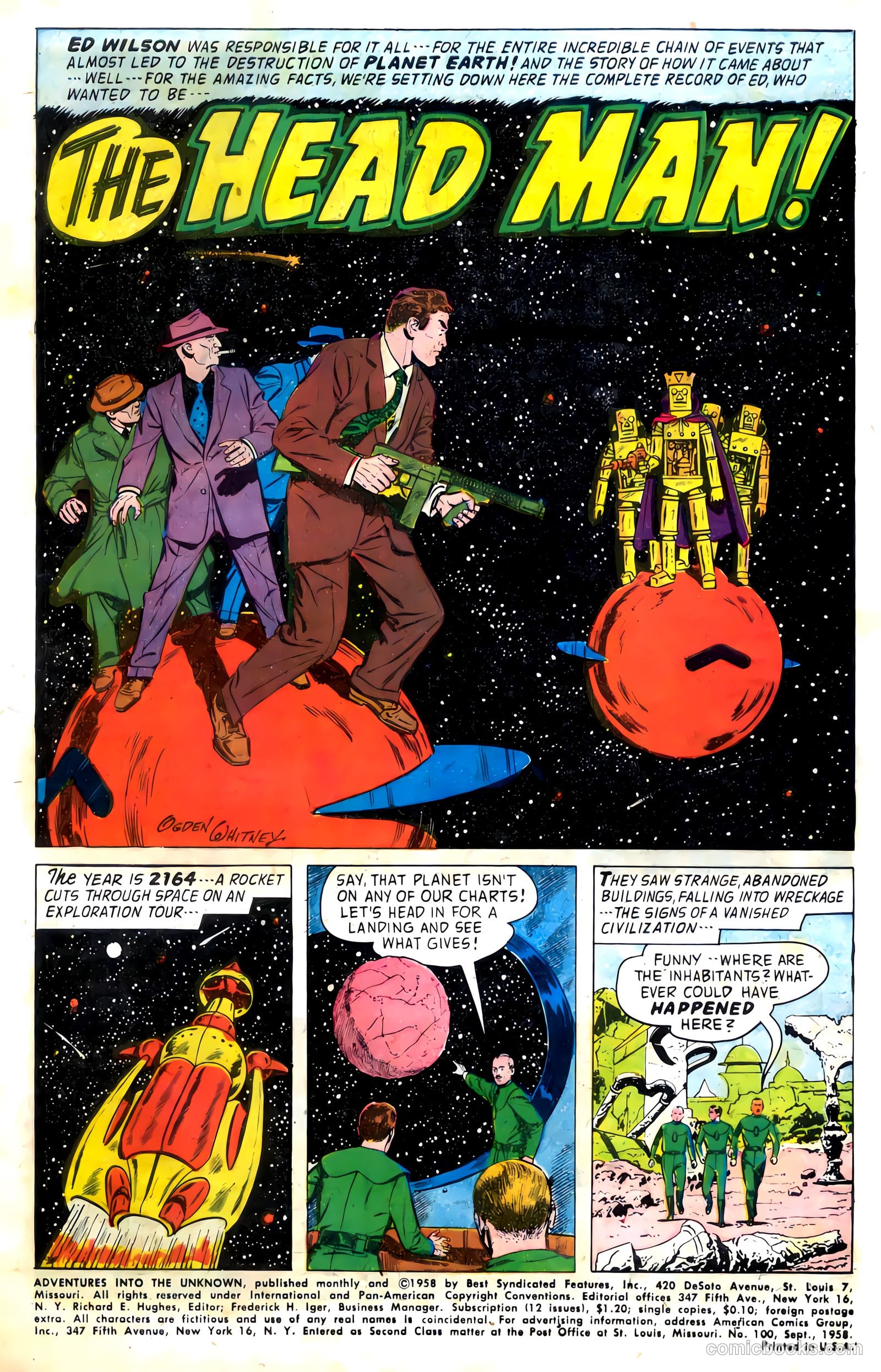 Adventures into the Unknown #100 — page 3 of 36