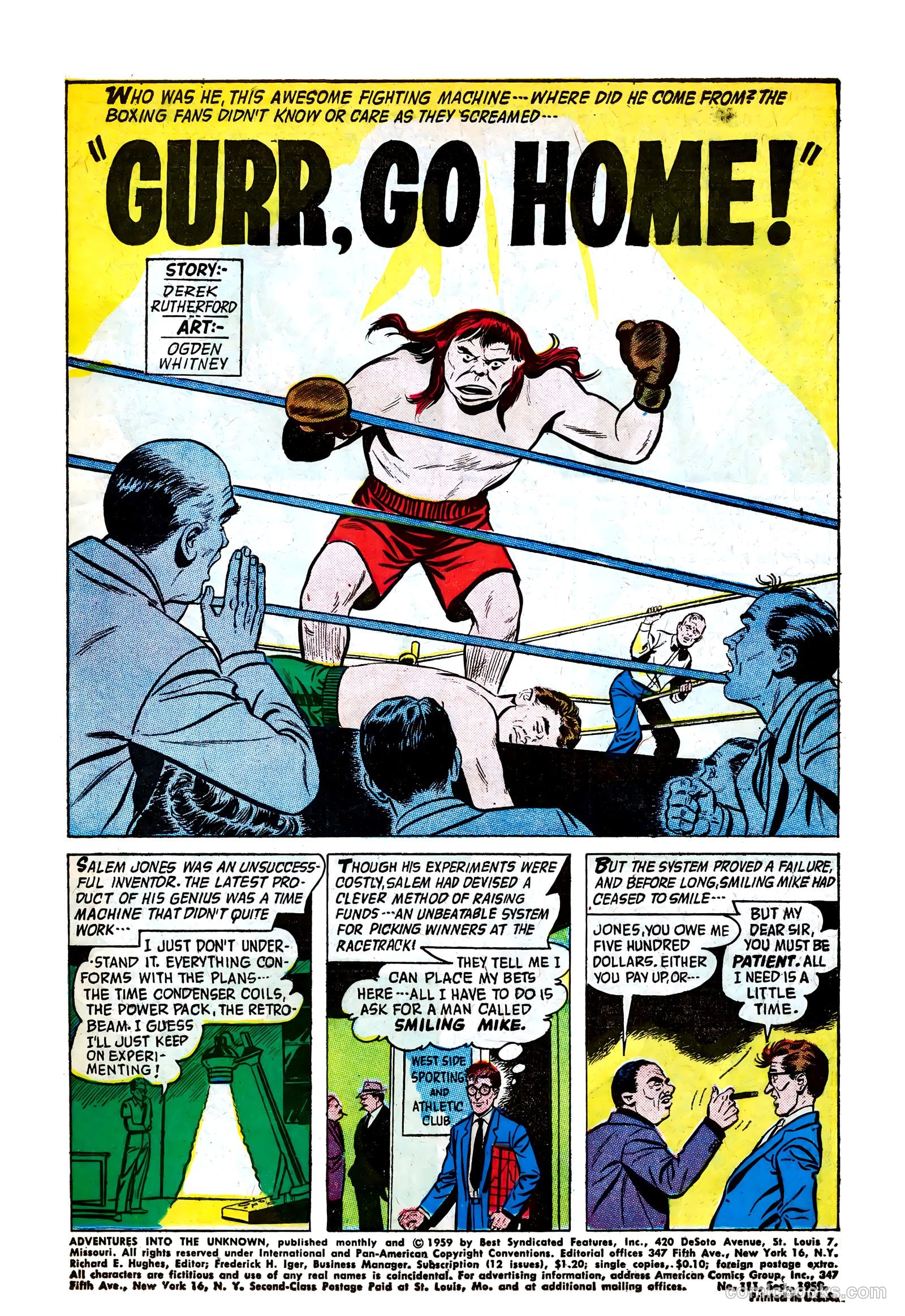 Adventures into the Unknown #111 — page 3 of 36