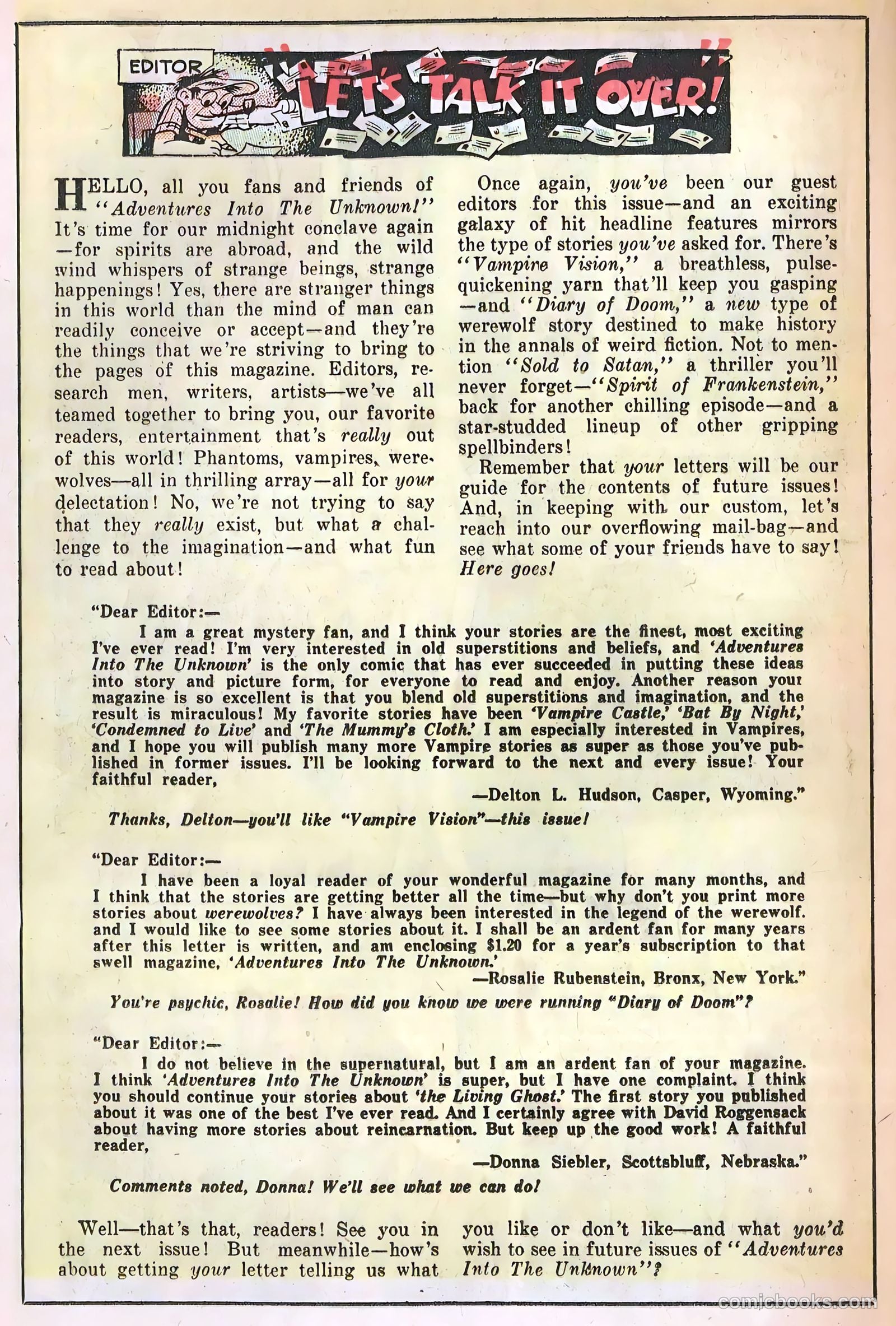 Adventures into the Unknown #12 — page 22 of 52