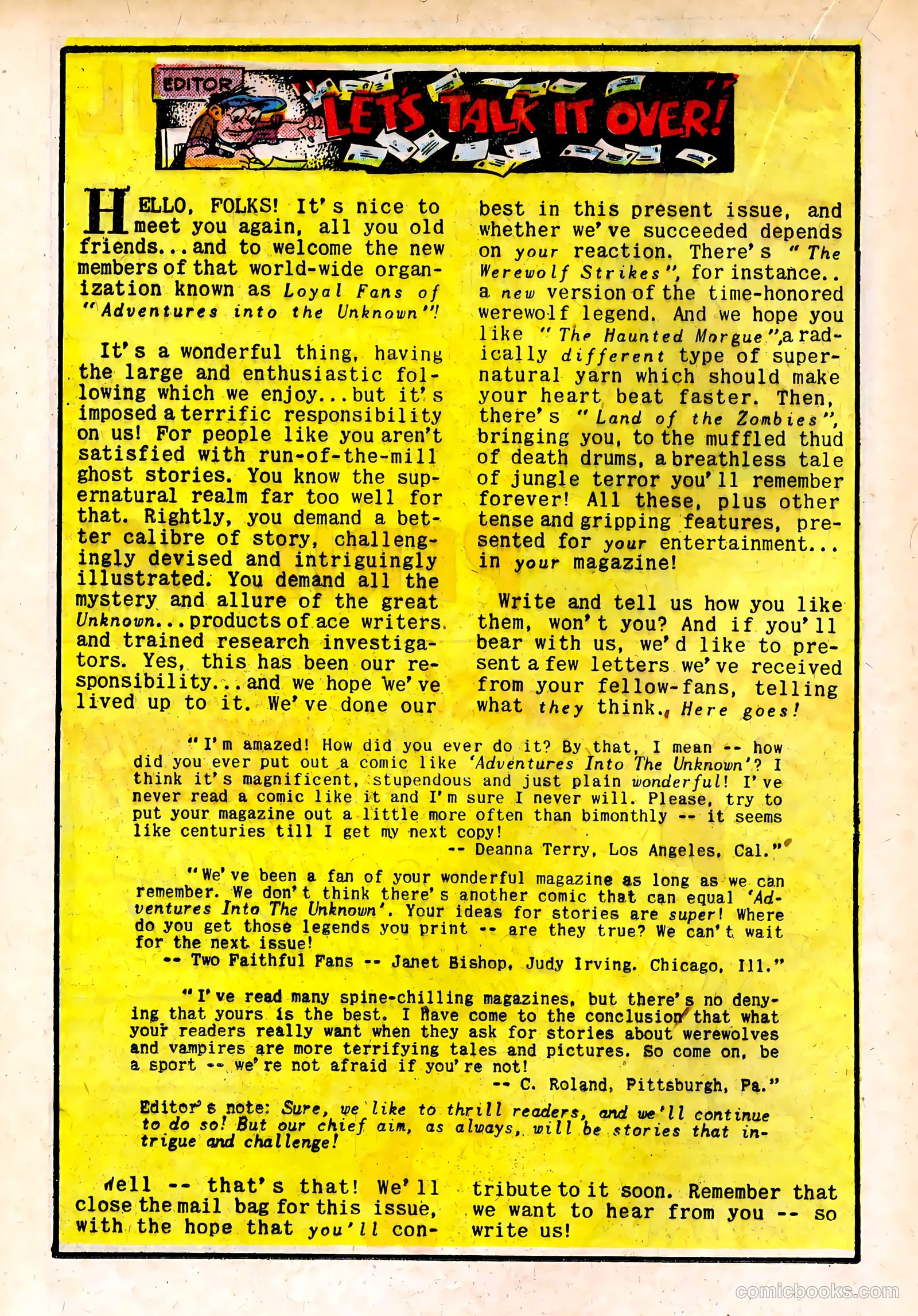 Adventures into the Unknown #14 — page 30 of 52