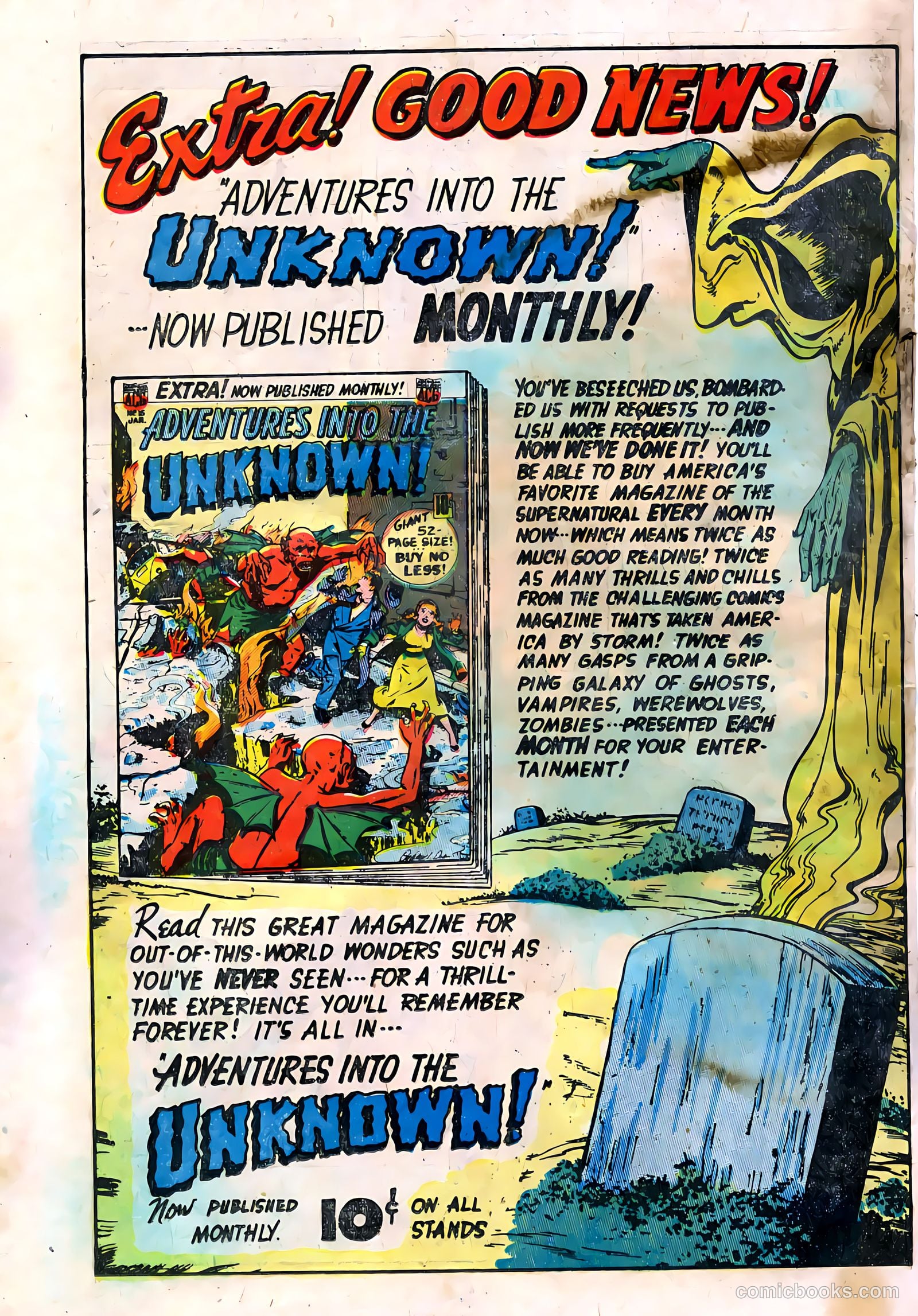 Adventures into the Unknown #15 — page 50 of 52