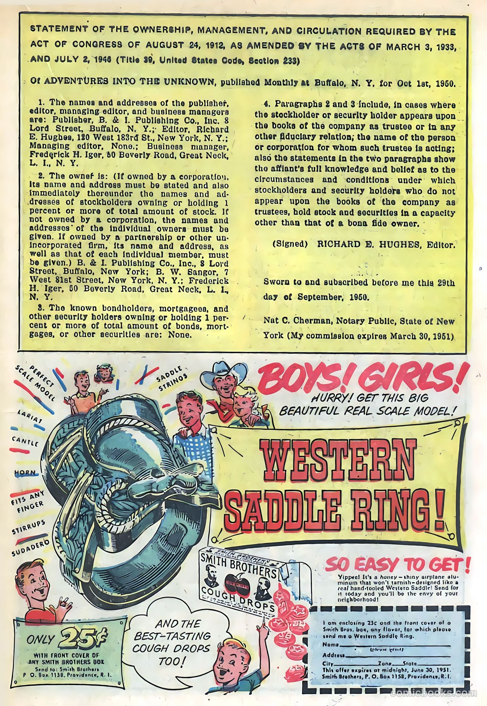 Adventures into the Unknown #16 — page 31 of 52