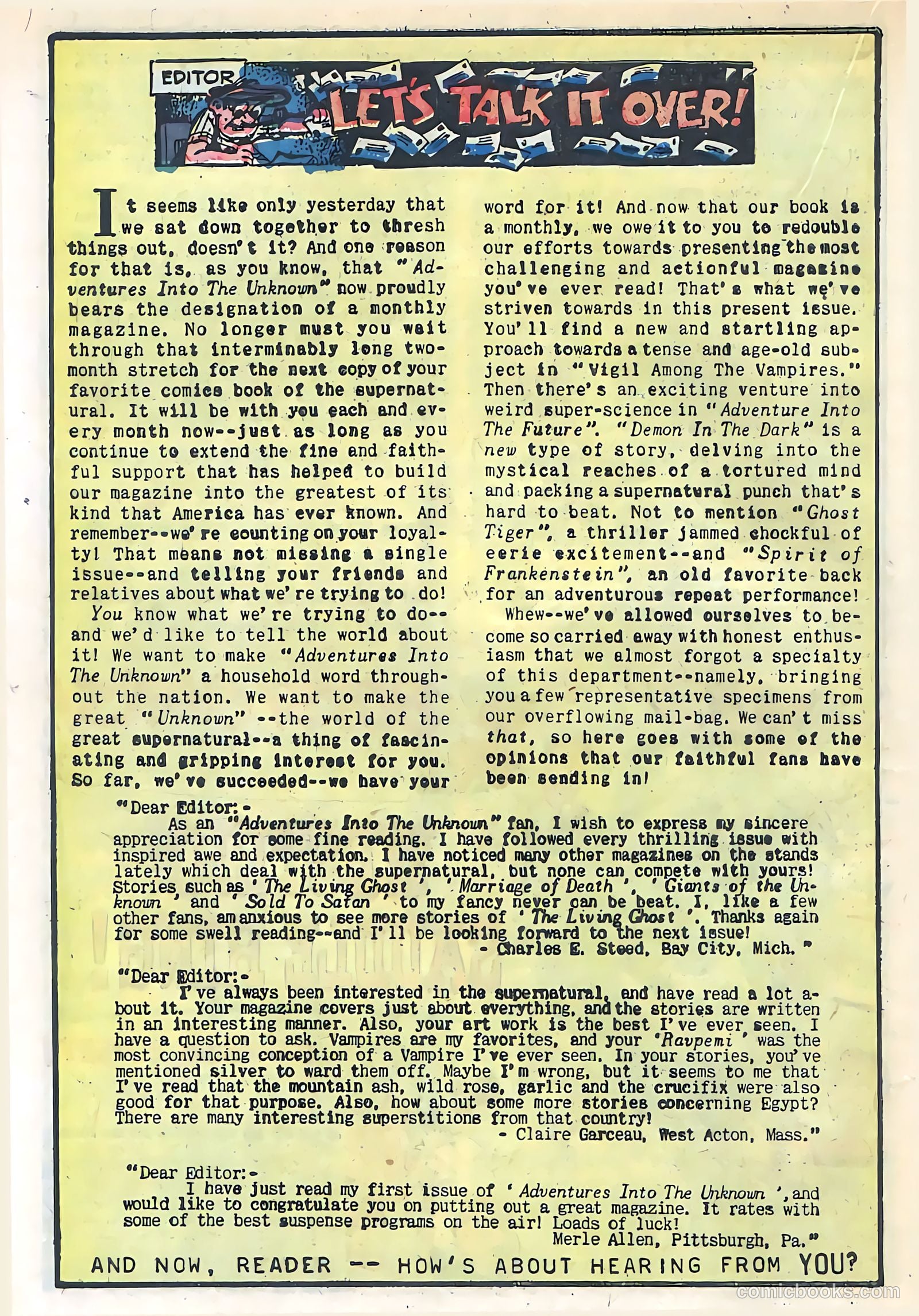 Adventures into the Unknown #16 — page 32 of 52