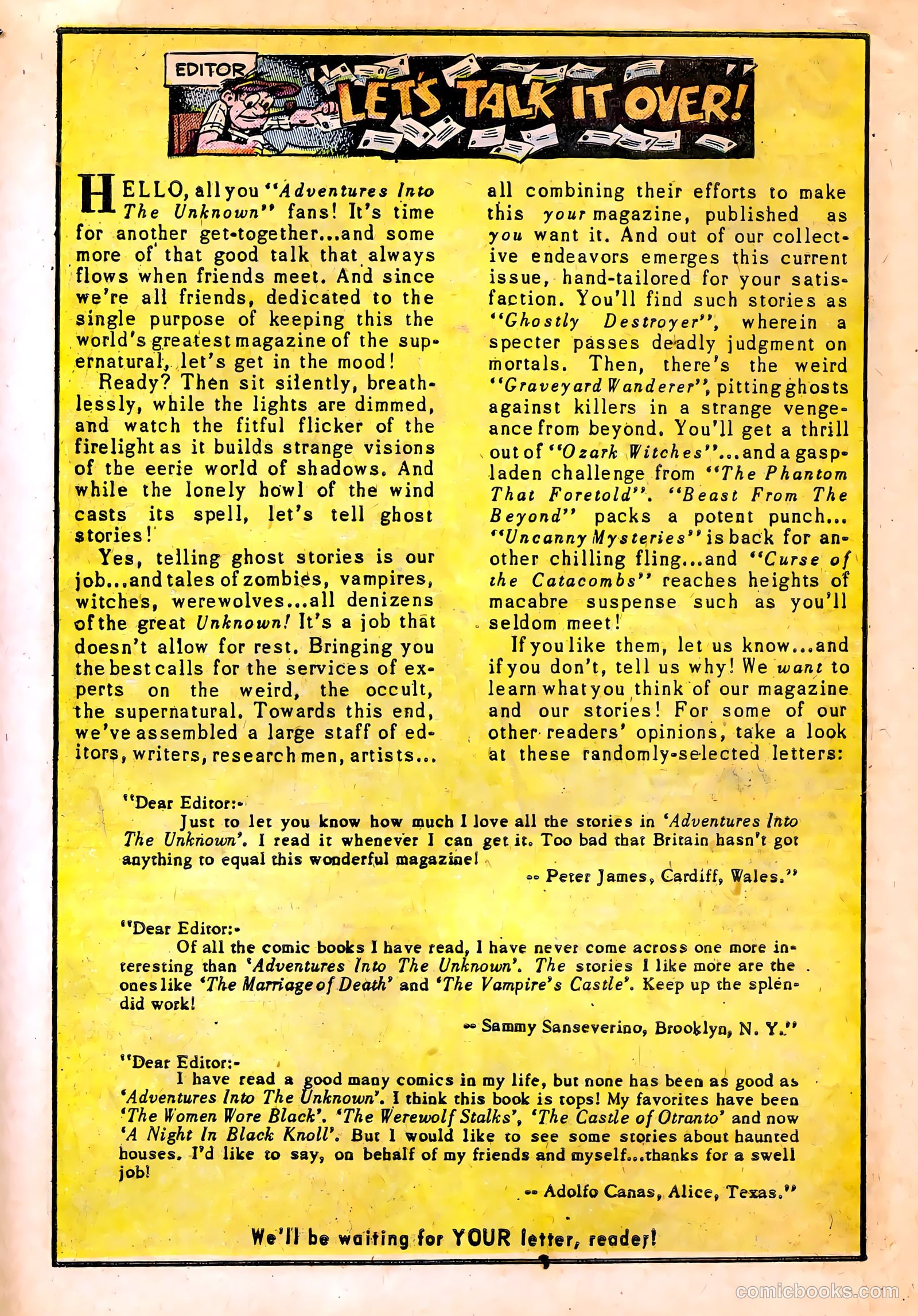 Adventures into the Unknown #17 — page 20 of 52