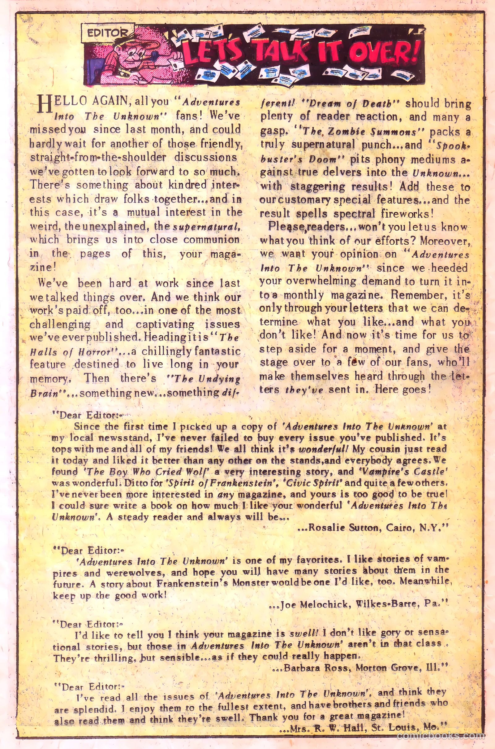 Adventures into the Unknown #18 — page 41 of 53