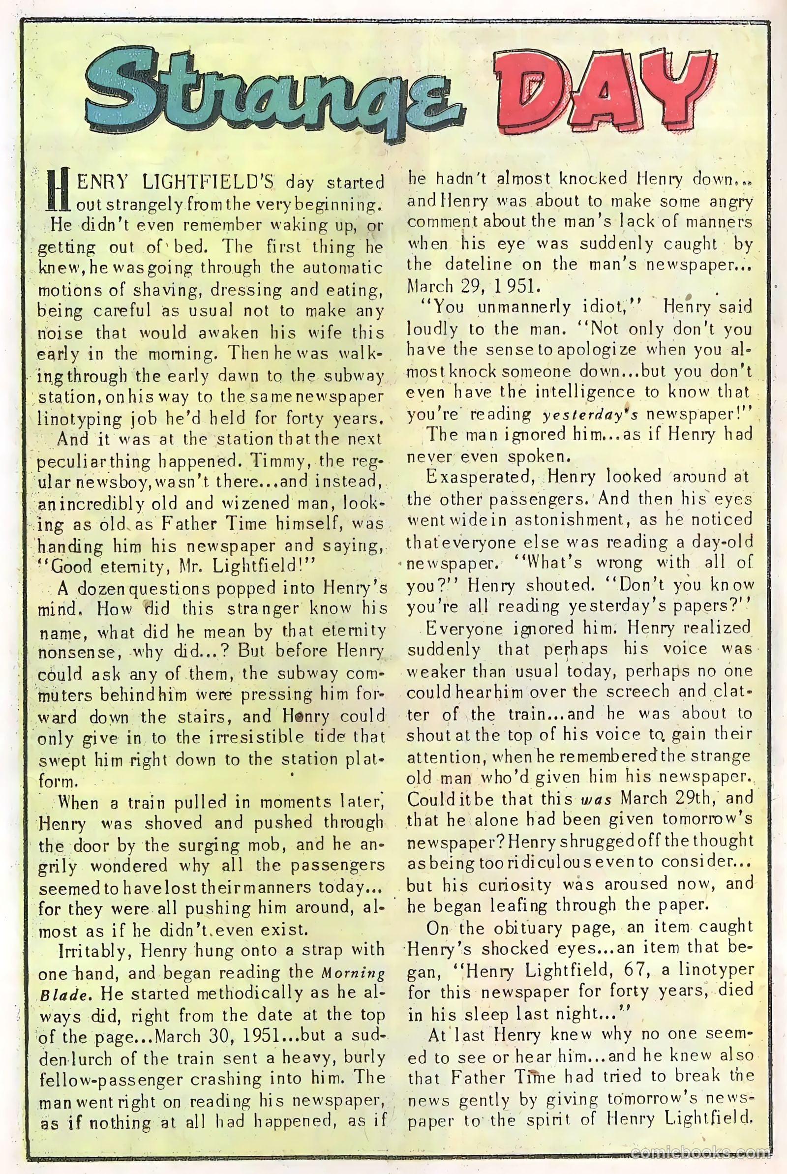 Adventures into the Unknown #19 — page 12 of 52