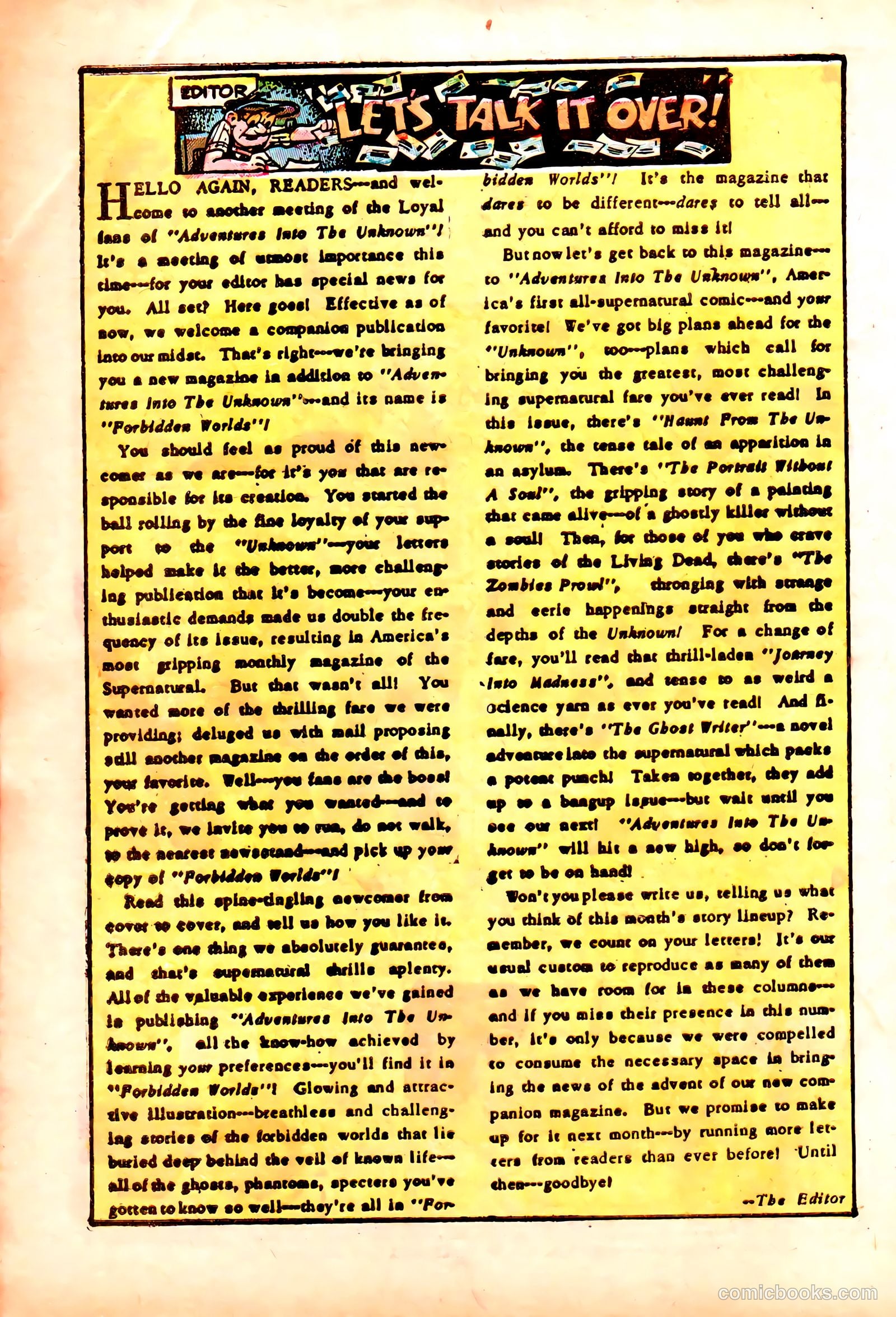 Adventures into the Unknown #21 — page 20 of 52