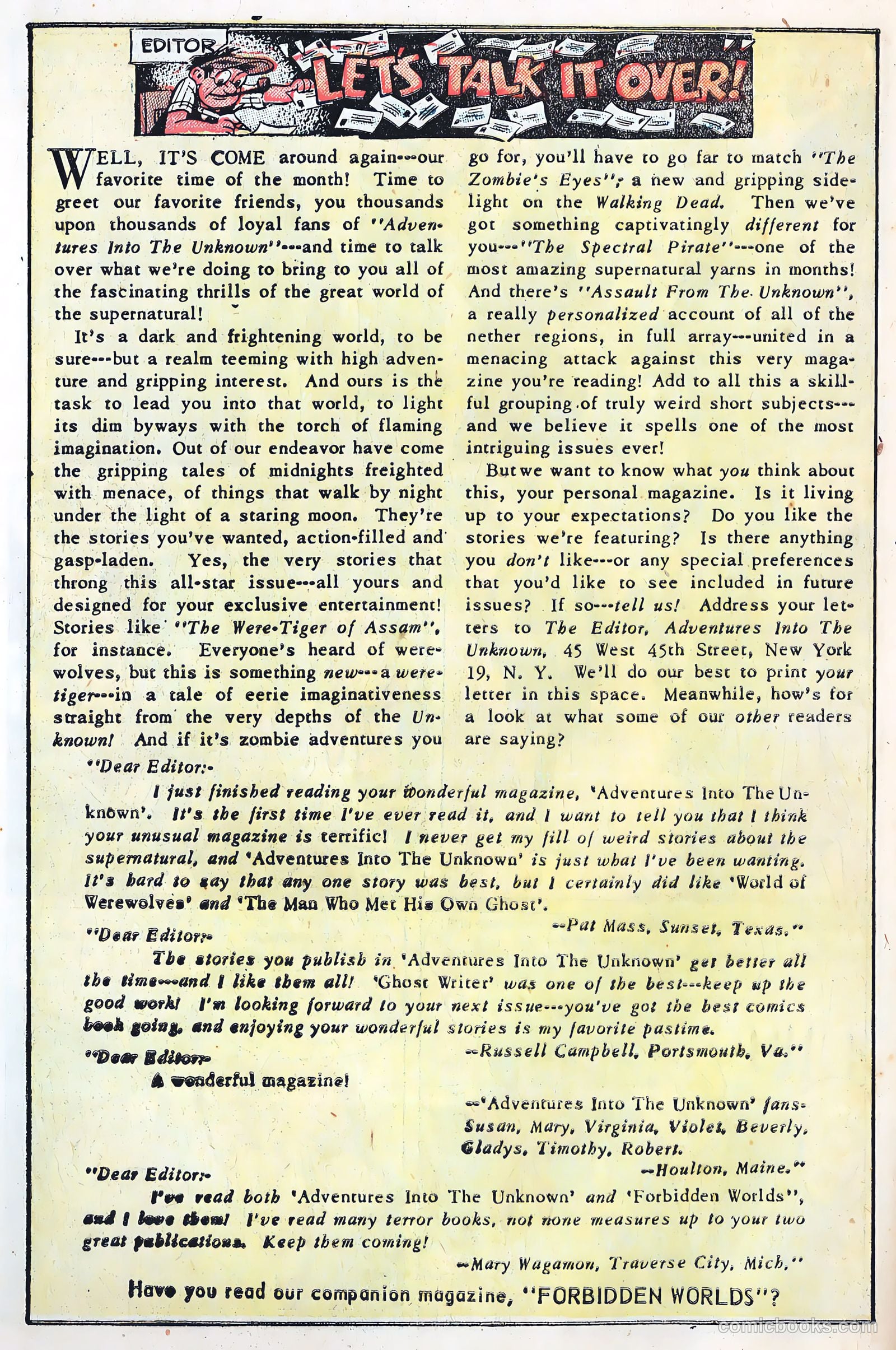 Adventures into the Unknown #25 — page 24 of 52