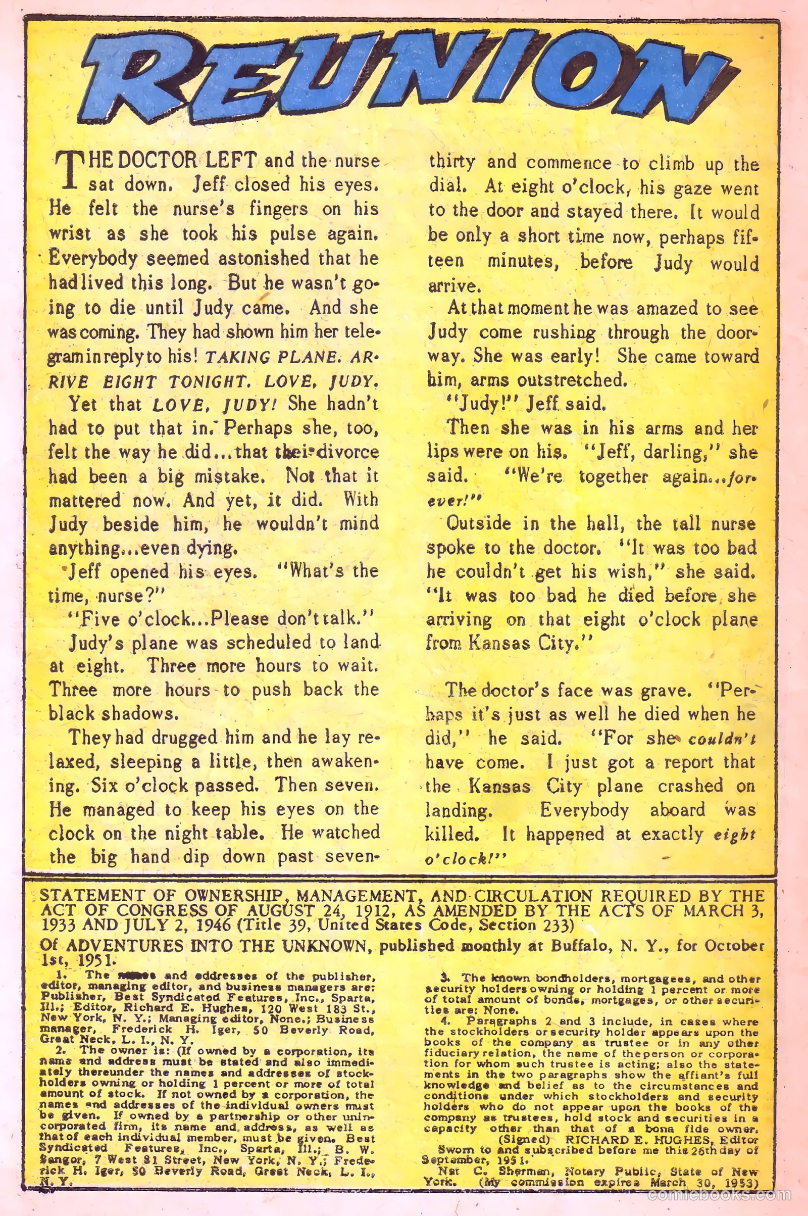 Adventures into the Unknown #29 — page 32 of 52