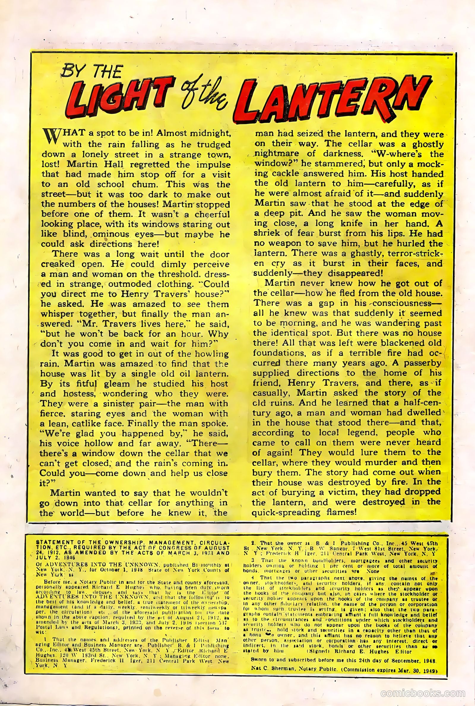 Adventures into the Unknown #3 — page 10 of 52