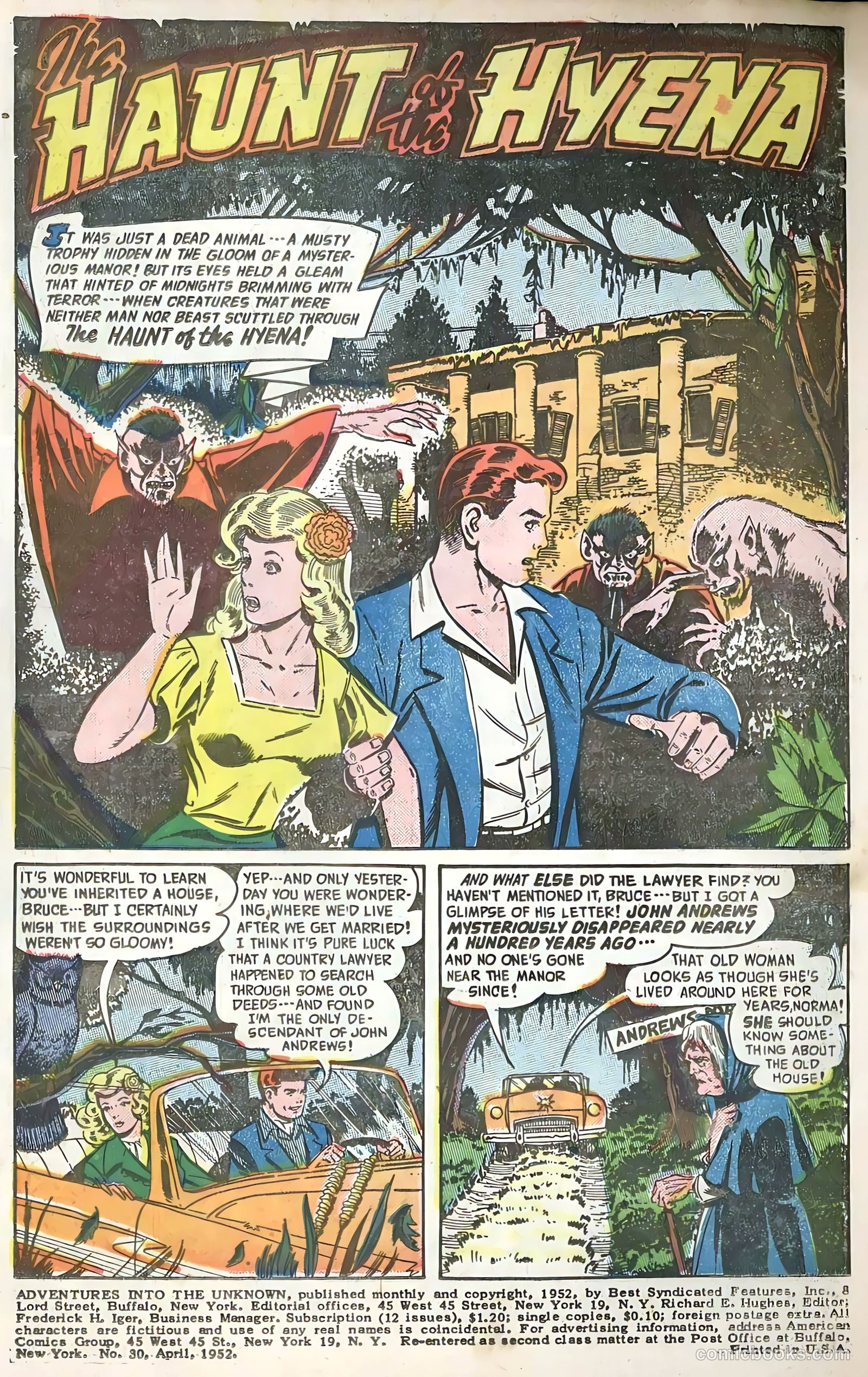 Adventures into the Unknown #30 — page 3 of 52