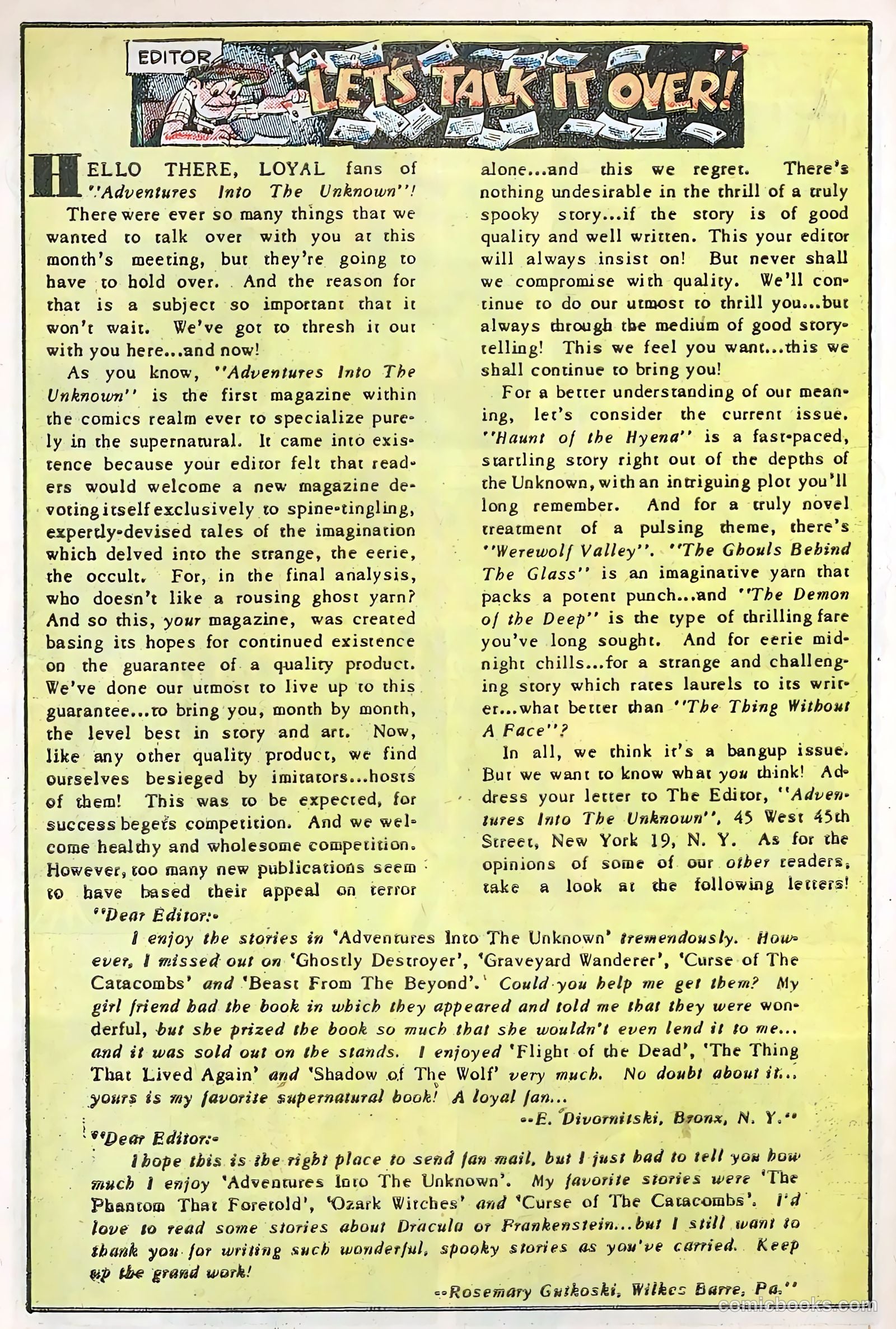 Adventures into the Unknown #30 — page 24 of 52