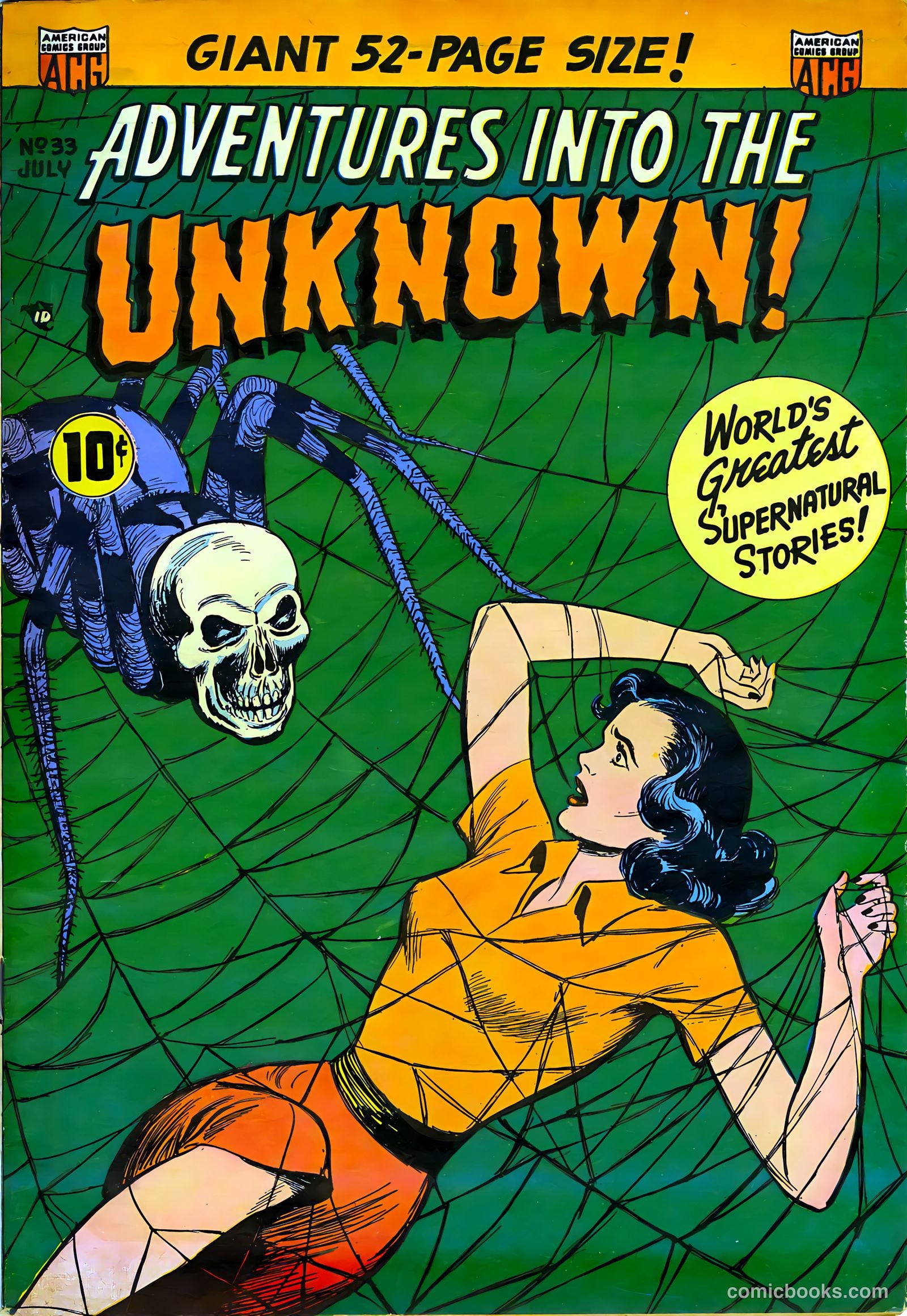Adventures into the Unknown #33 — page 1 of 54