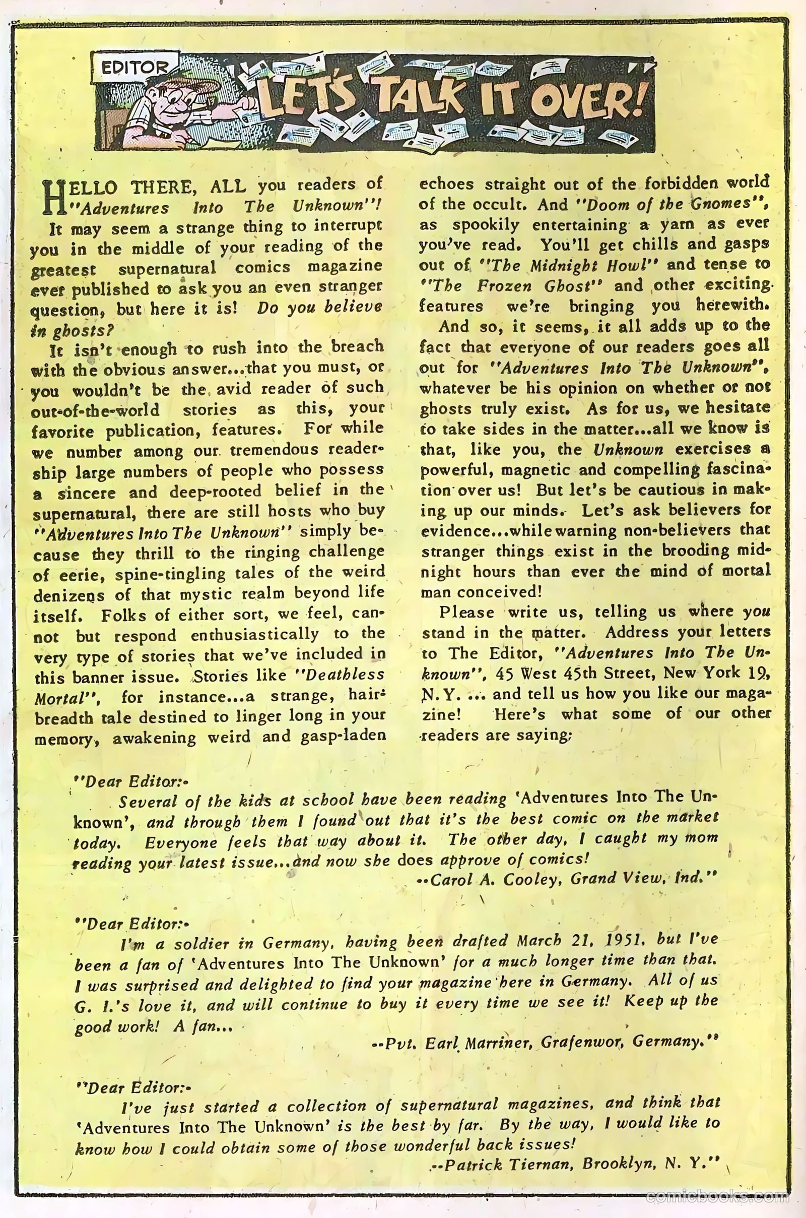 Adventures into the Unknown #34 — page 22 of 36
