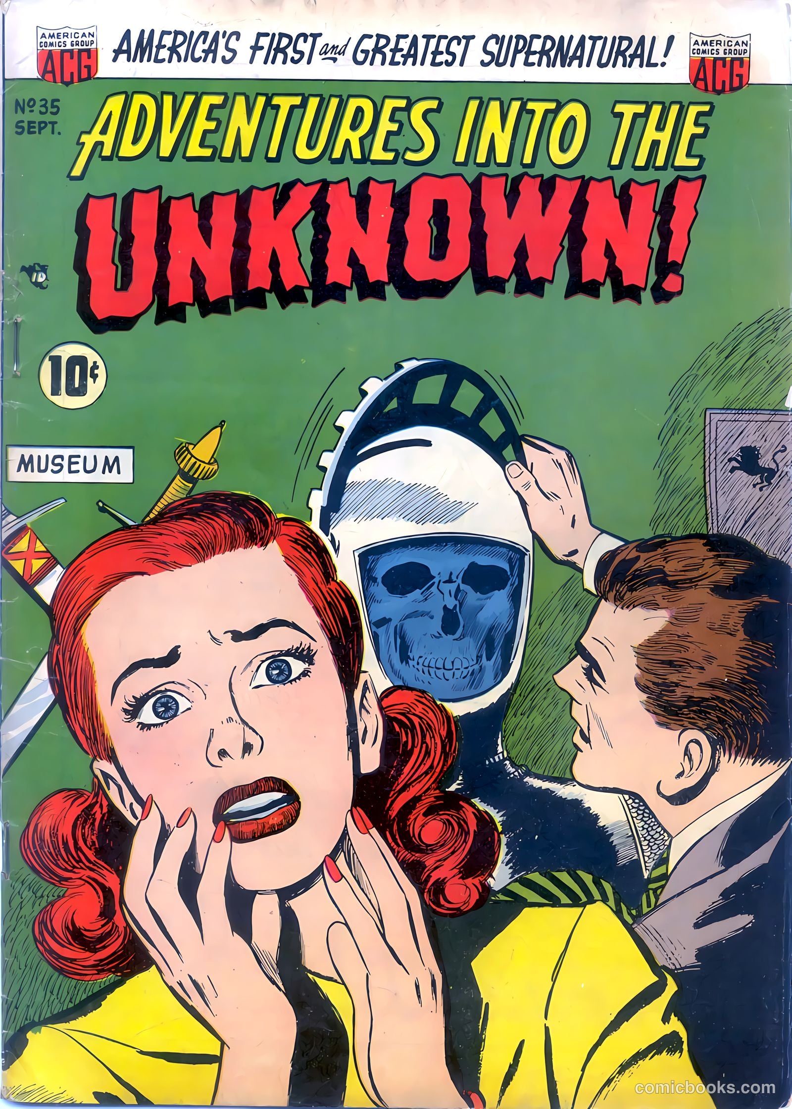 Adventures into the Unknown #35 — page 1 of 36