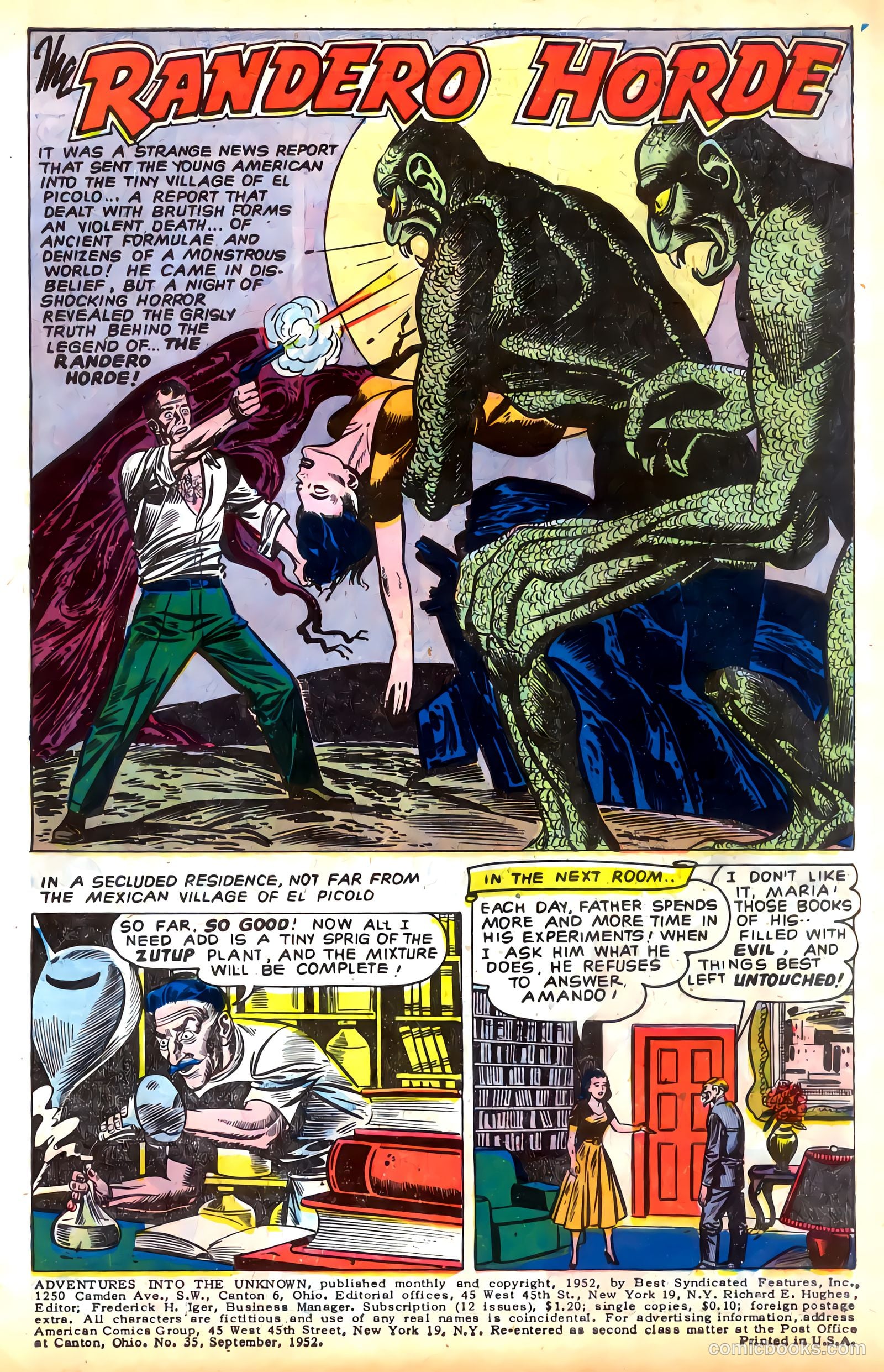 Adventures into the Unknown #35 — page 3 of 36