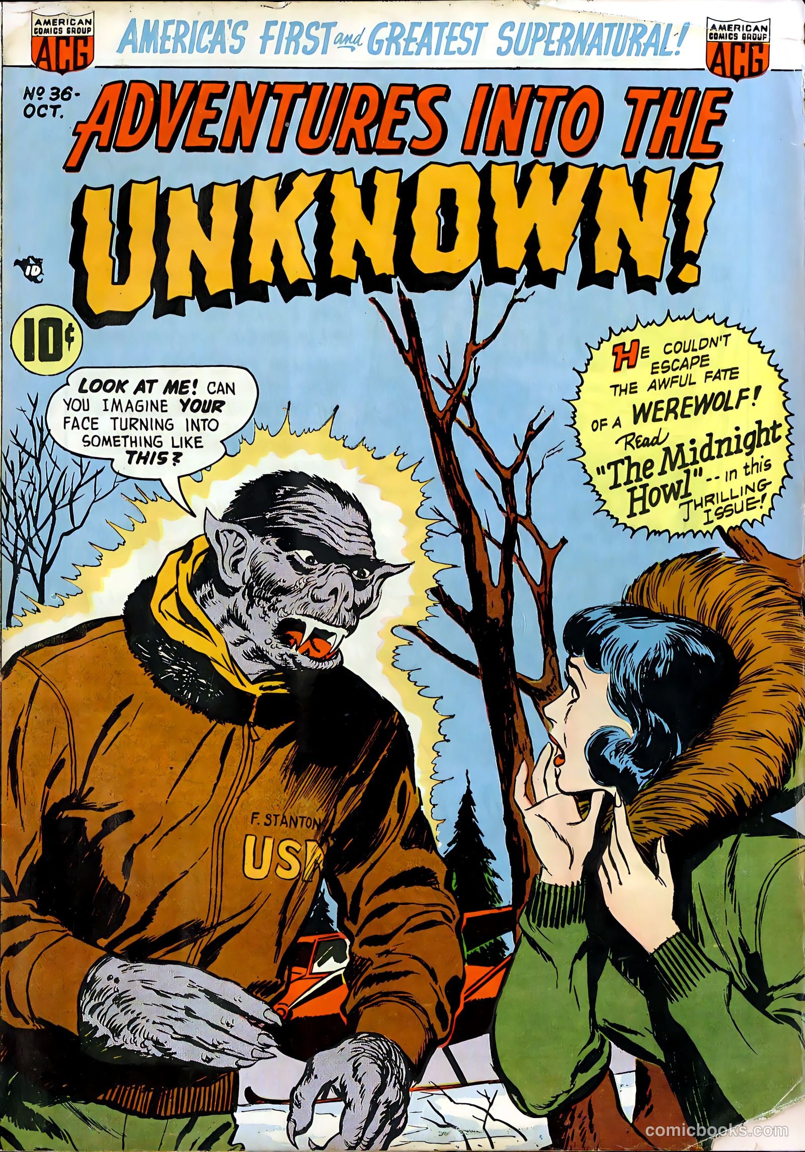 Adventures into the Unknown #36 — page 1 of 36