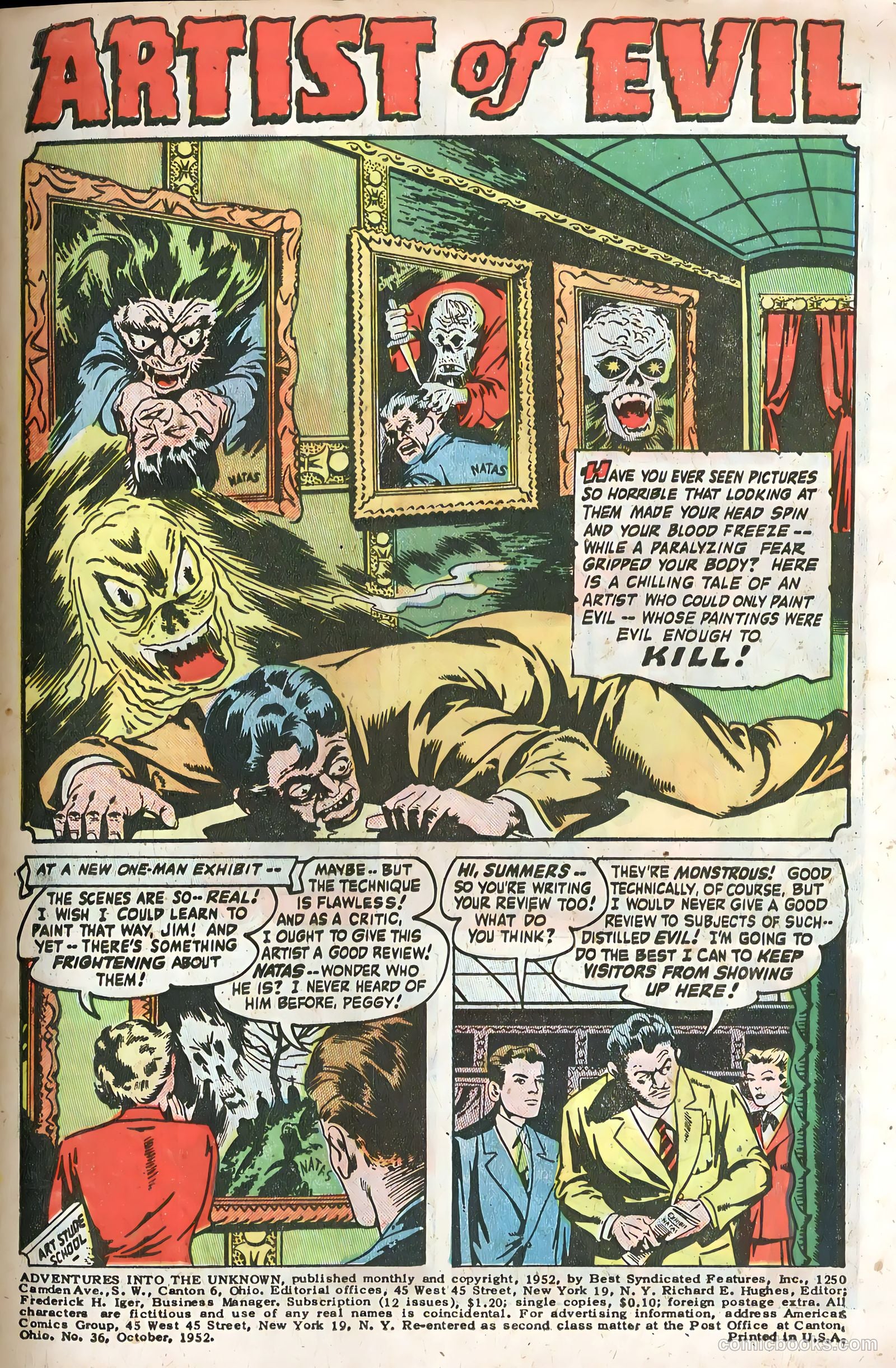 Adventures into the Unknown #36 — page 3 of 36